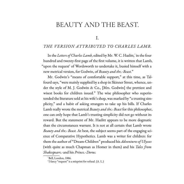 Beauty and the Beast