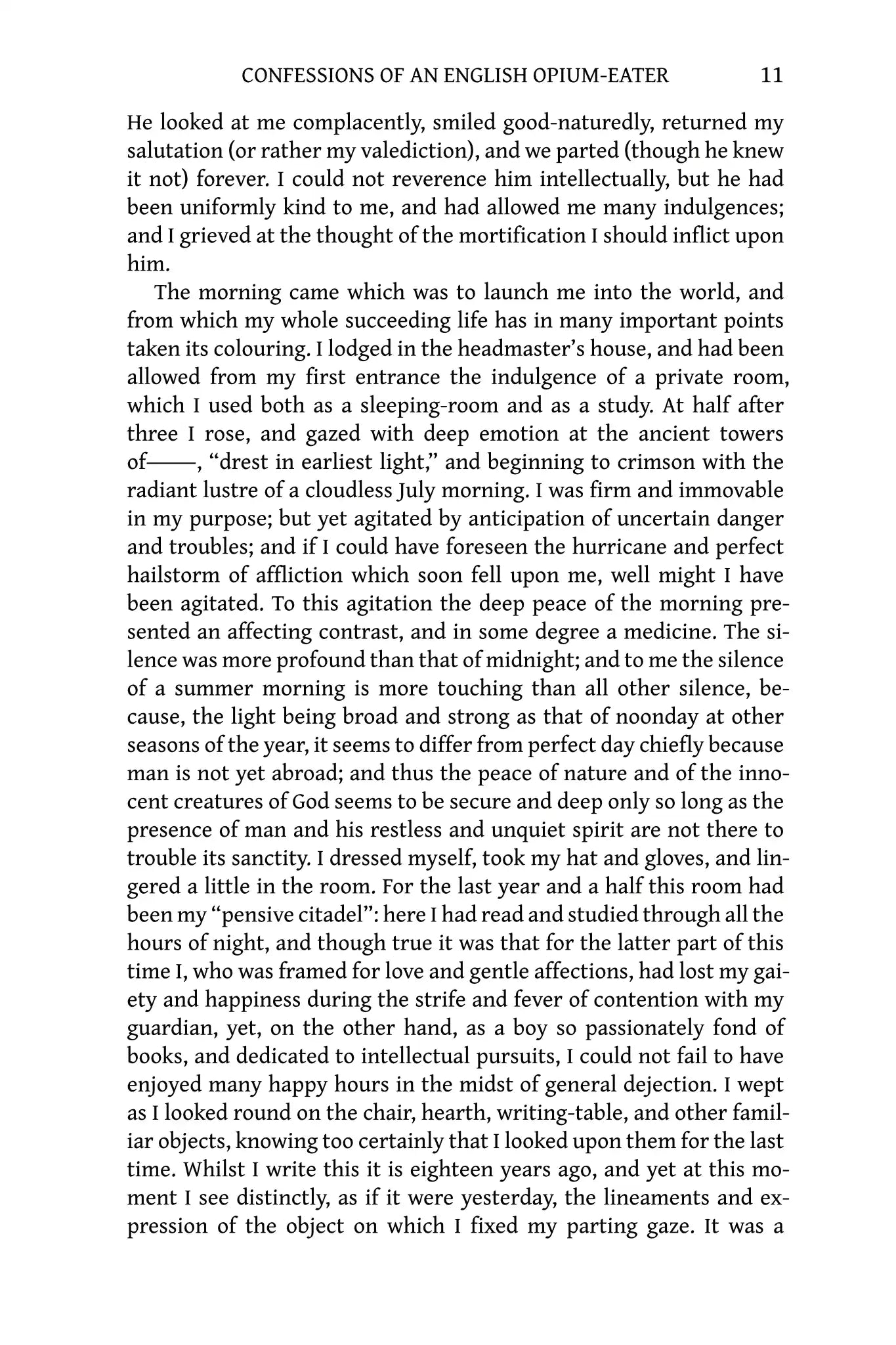 Confessions of an English Opium-Eater