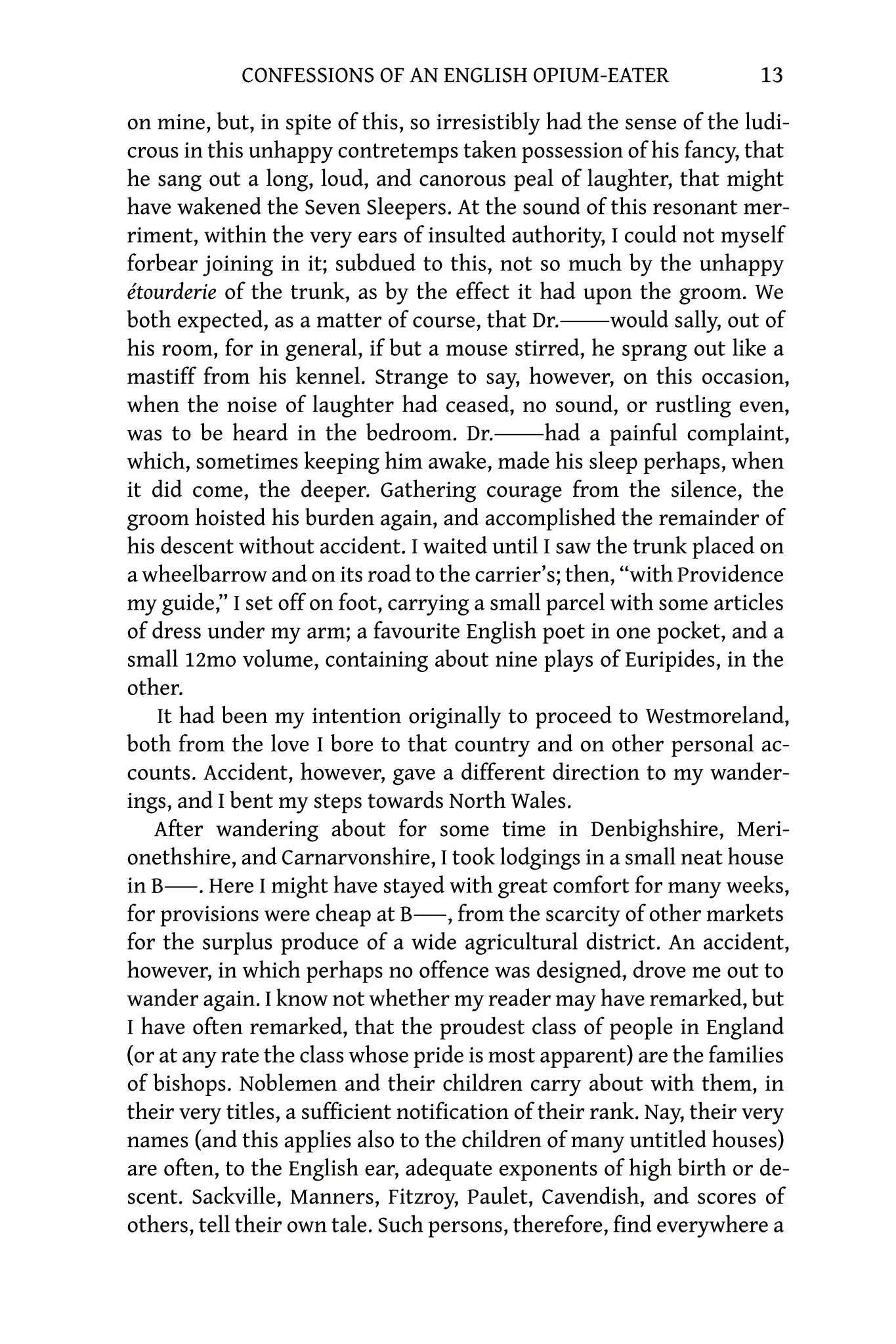 Confessions of an English Opium-Eater