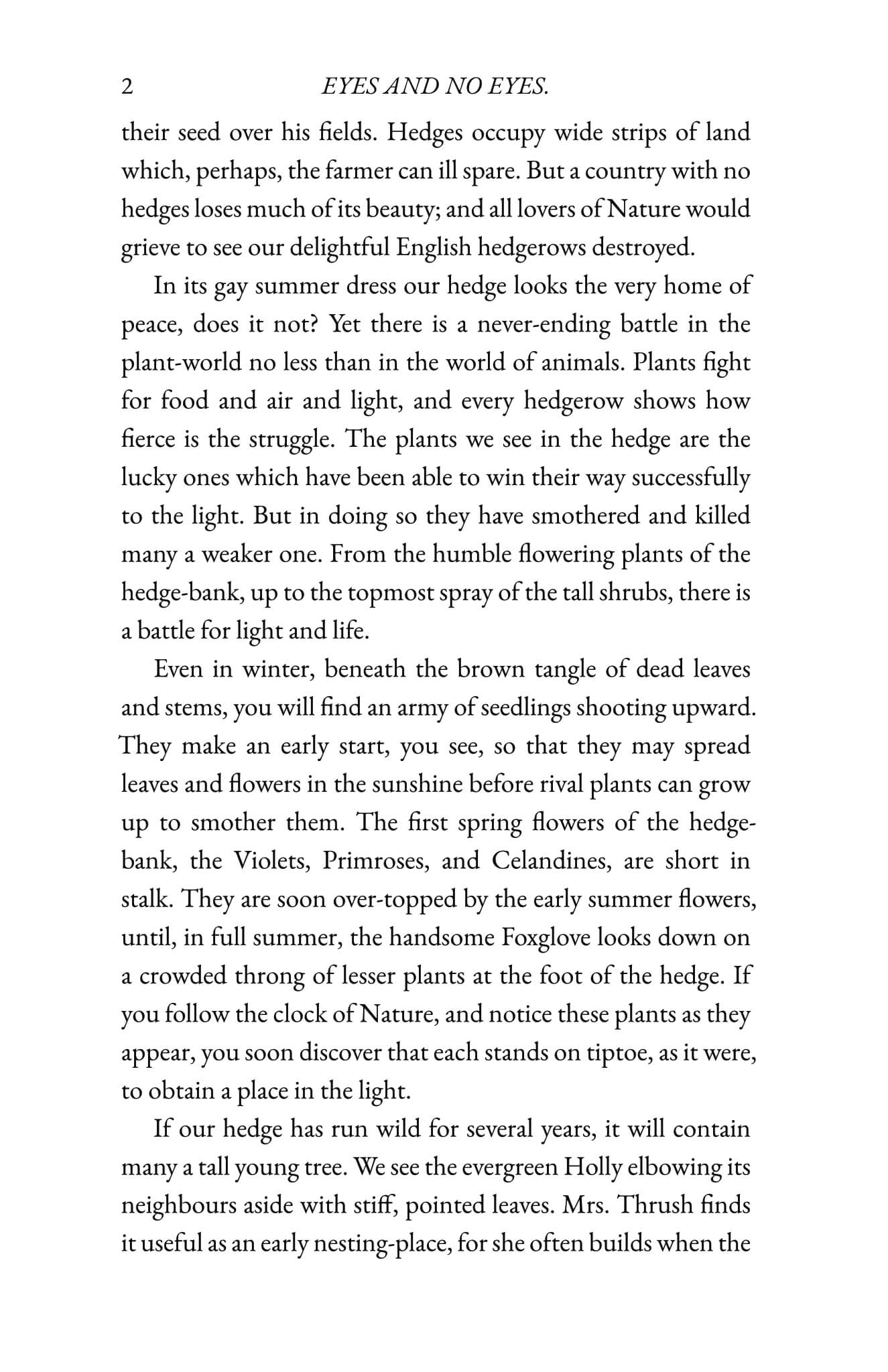 Highways and Hedgerows