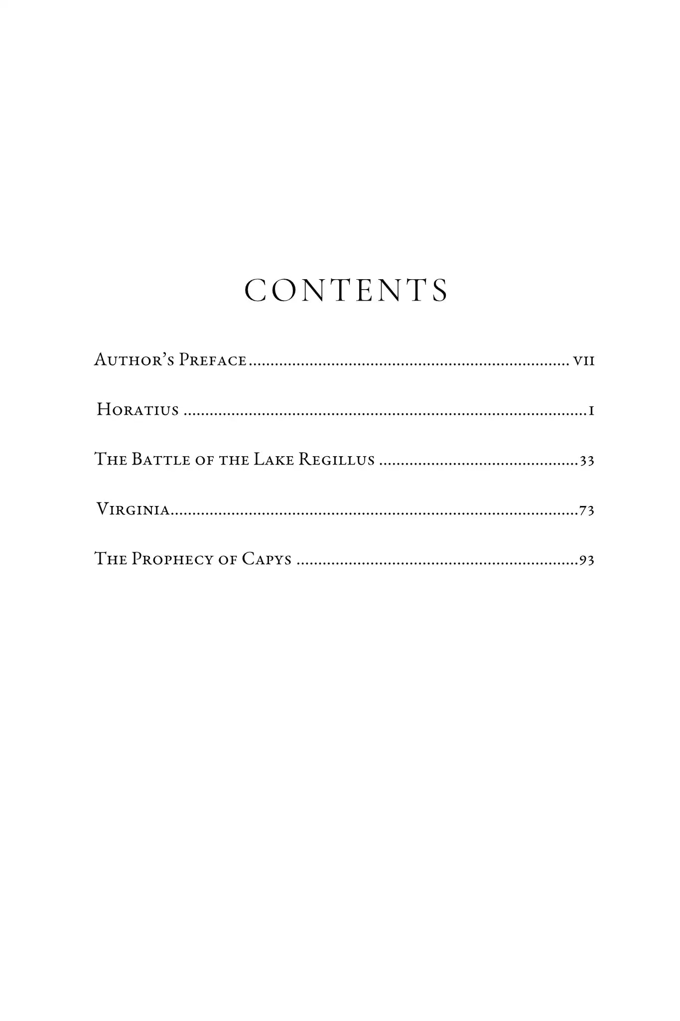 Tales of Ancient Rome