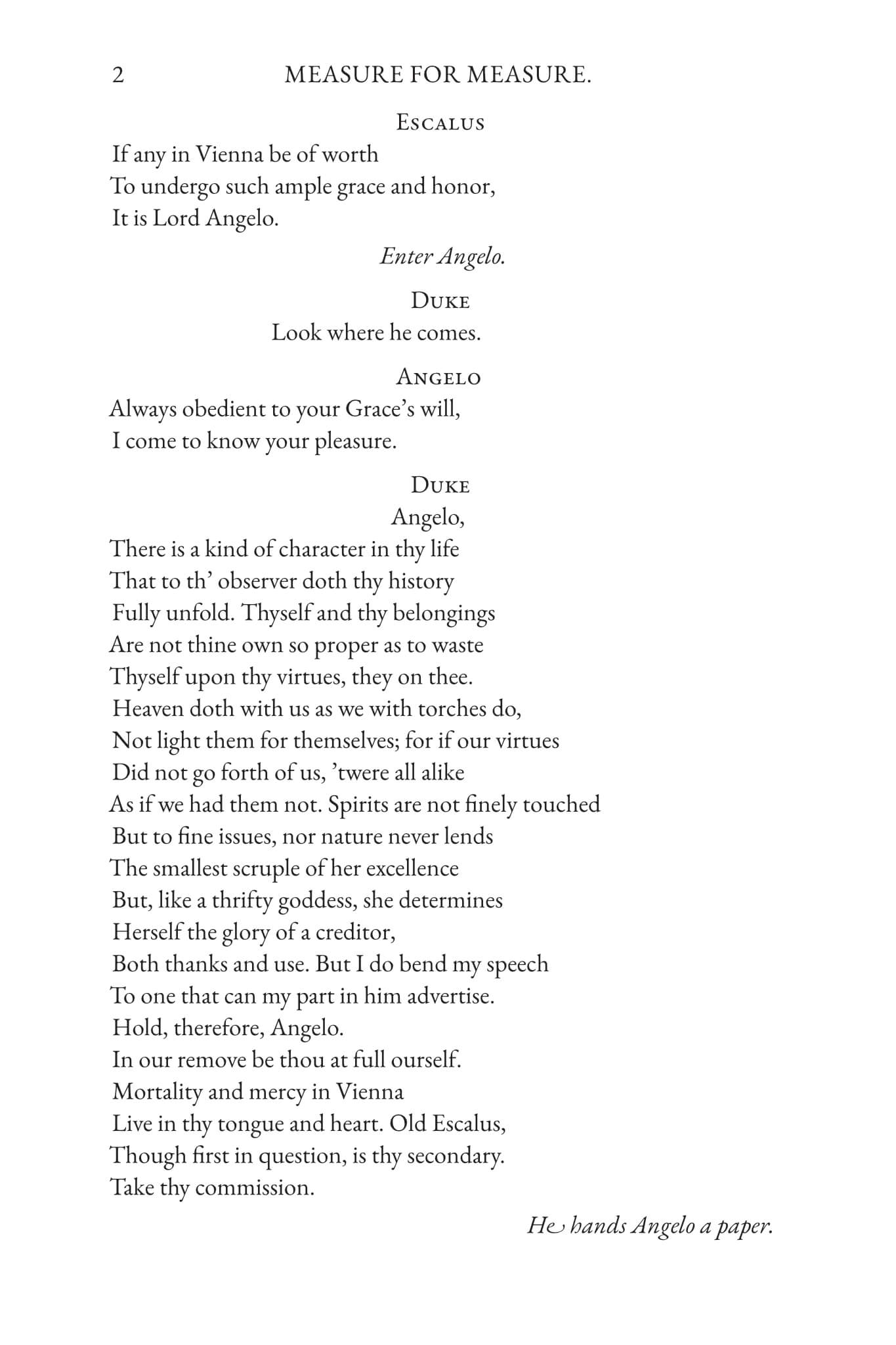 Measure for Measure