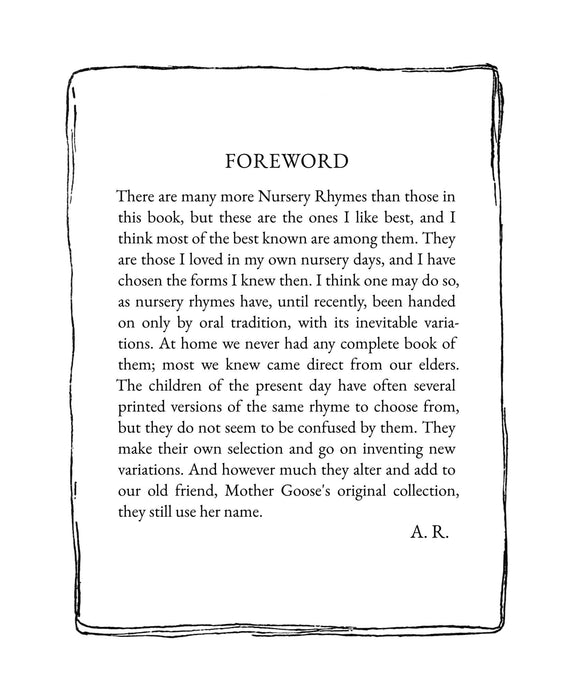 Mother Goose: The Old Nursery Rhymes