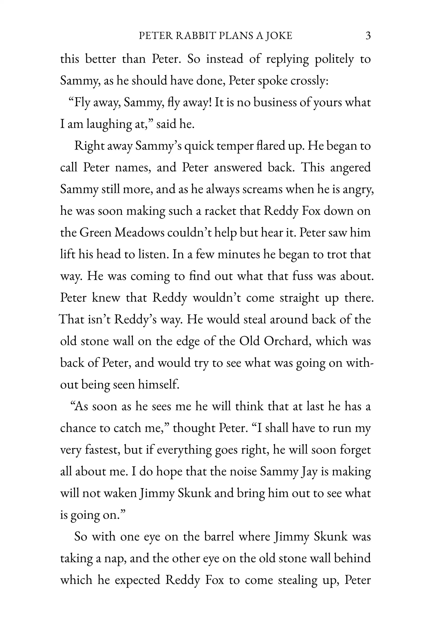 The Adventures of Jimmy Skunk