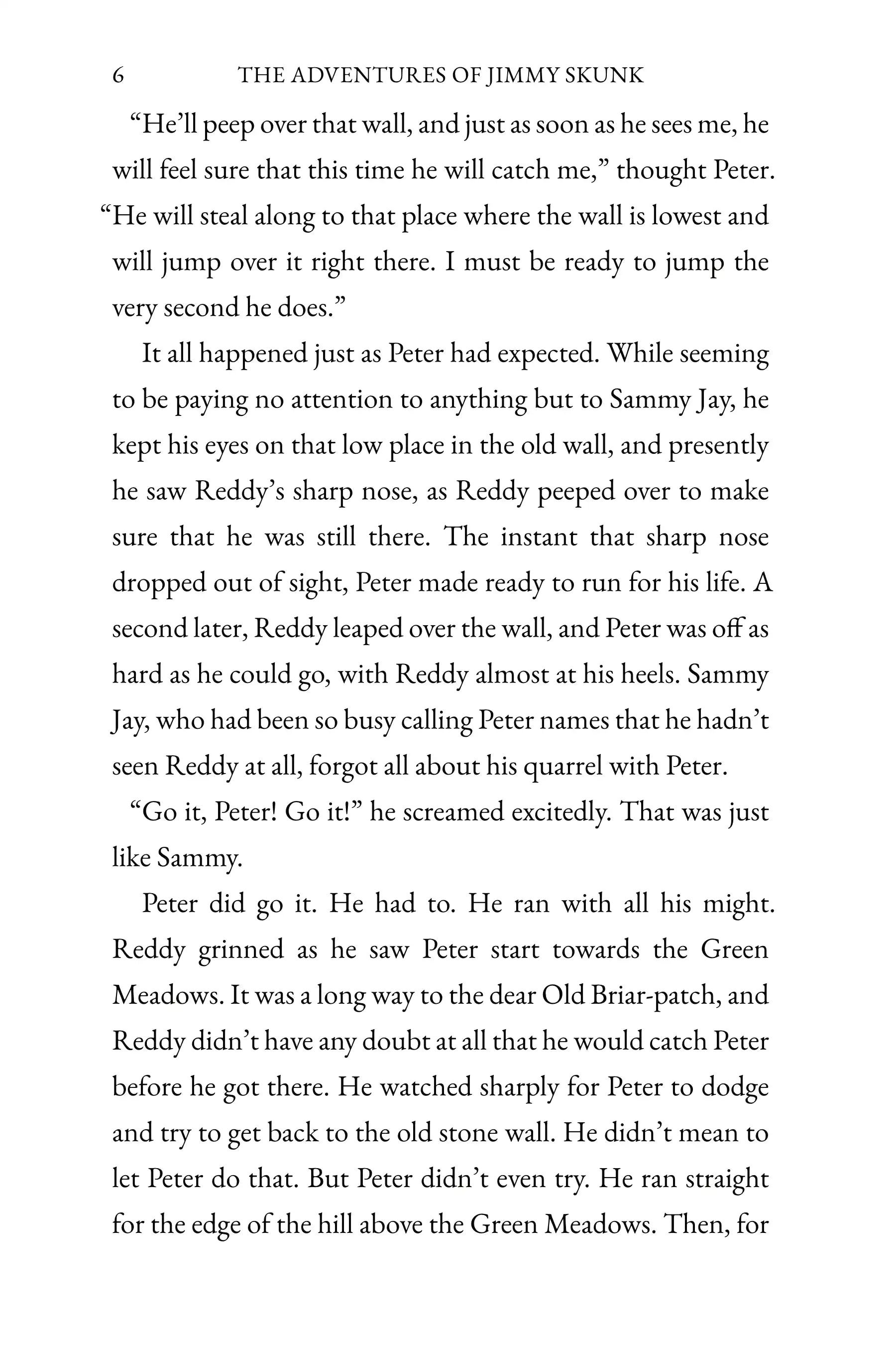 The Adventures of Jimmy Skunk