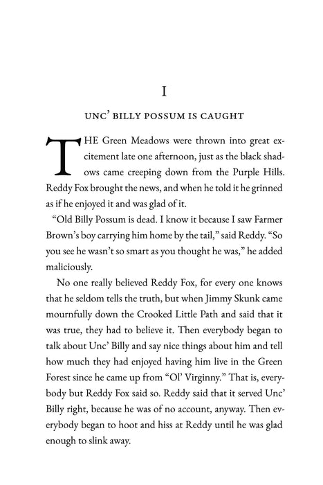 The Adventures of Unc' Billy Possum