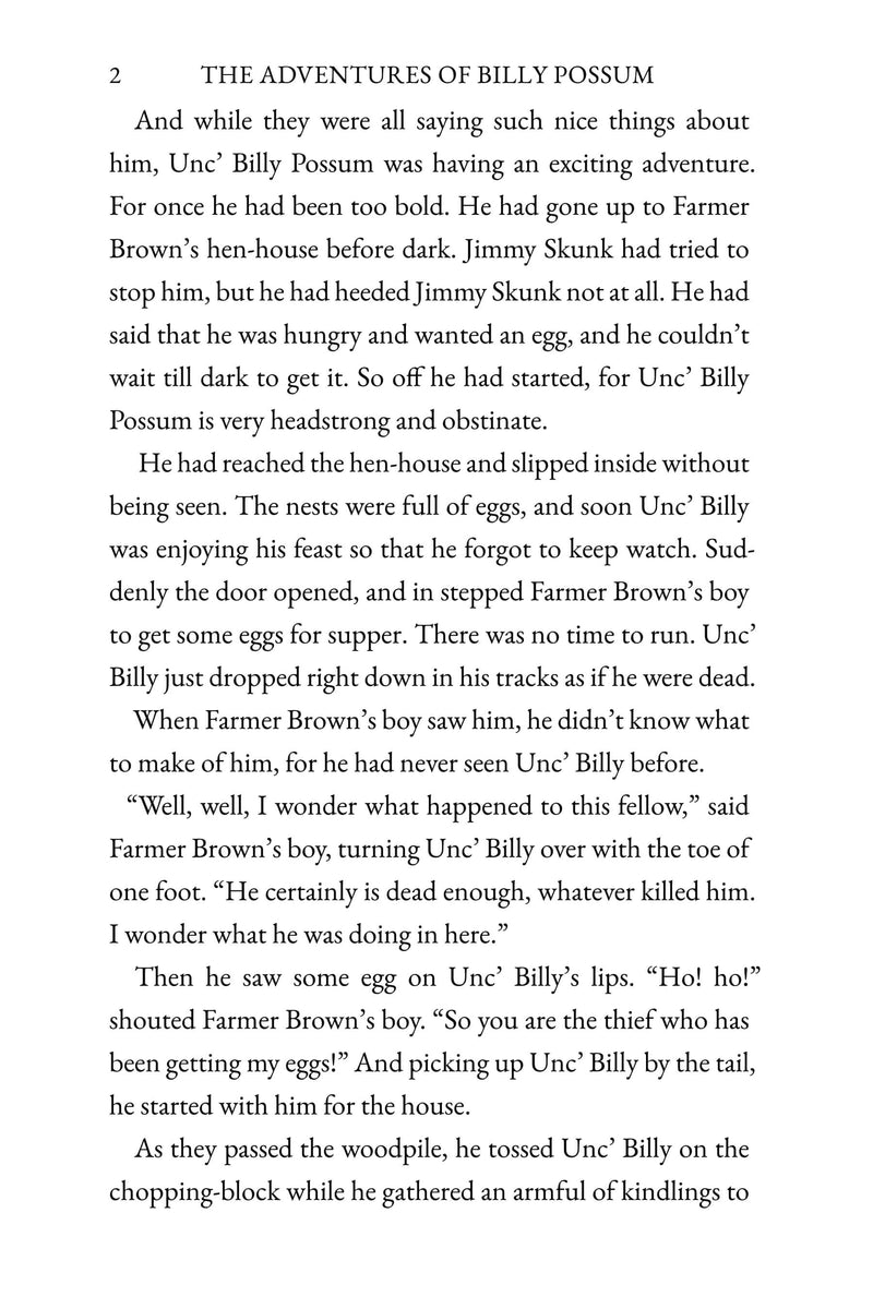 The Adventures of Unc' Billy Possum