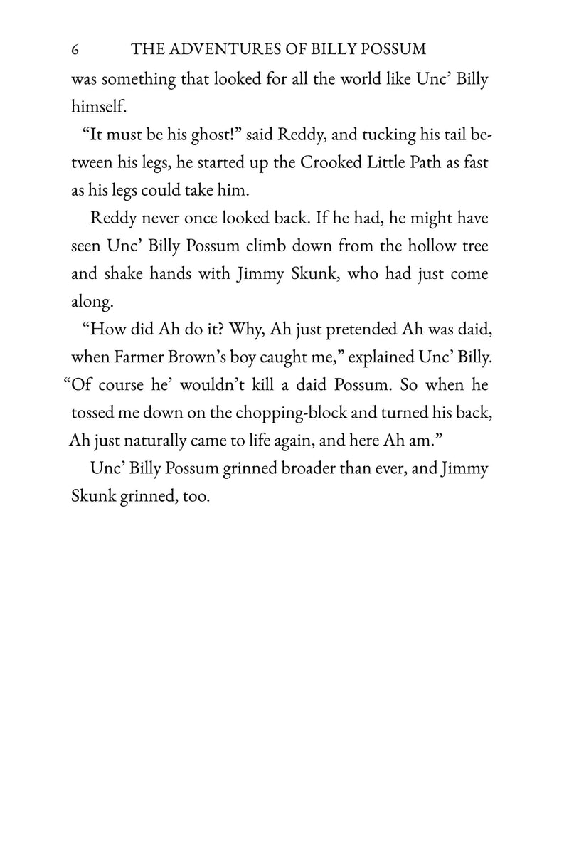 The Adventures of Unc' Billy Possum