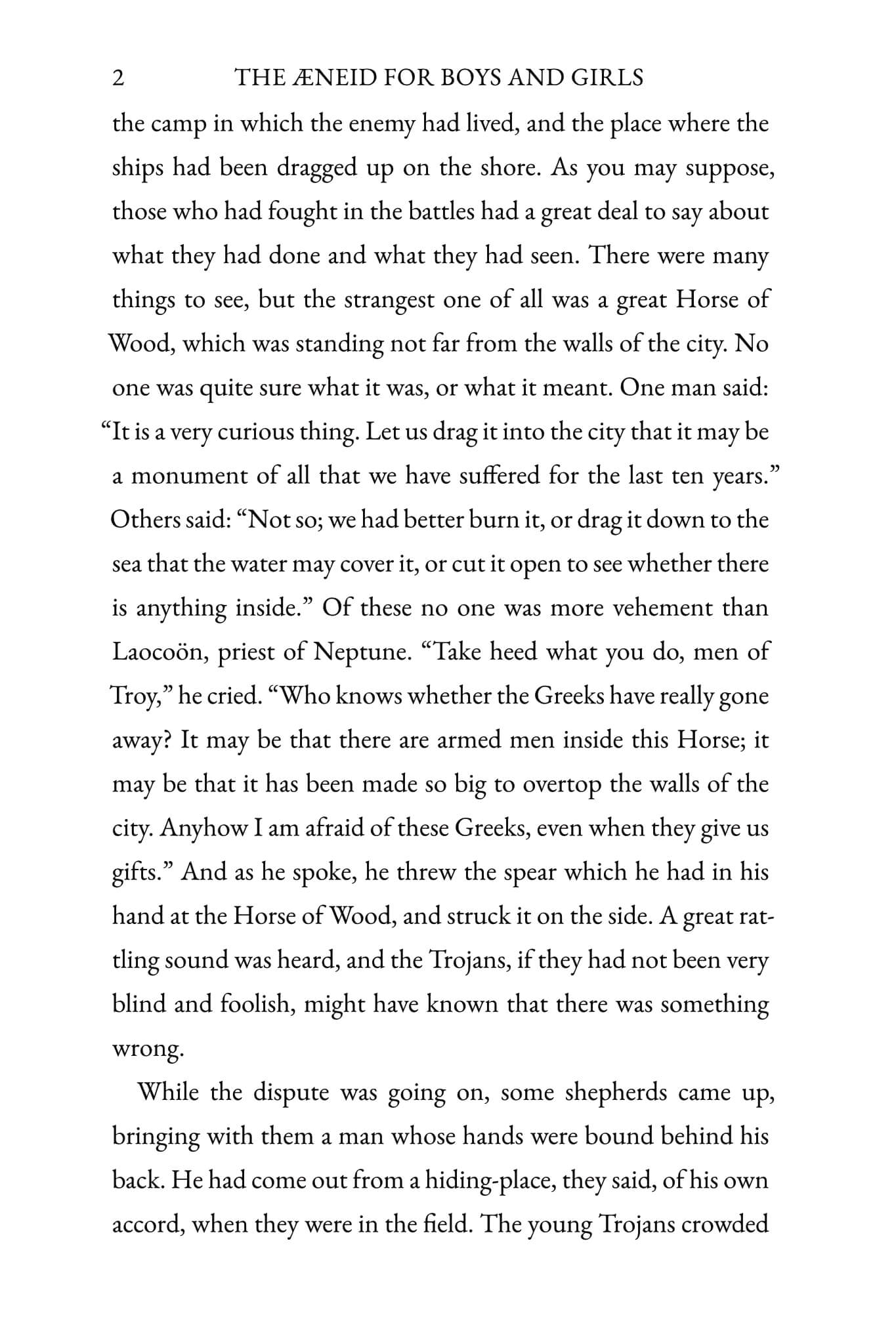 The Aeneid For Boys and Girls