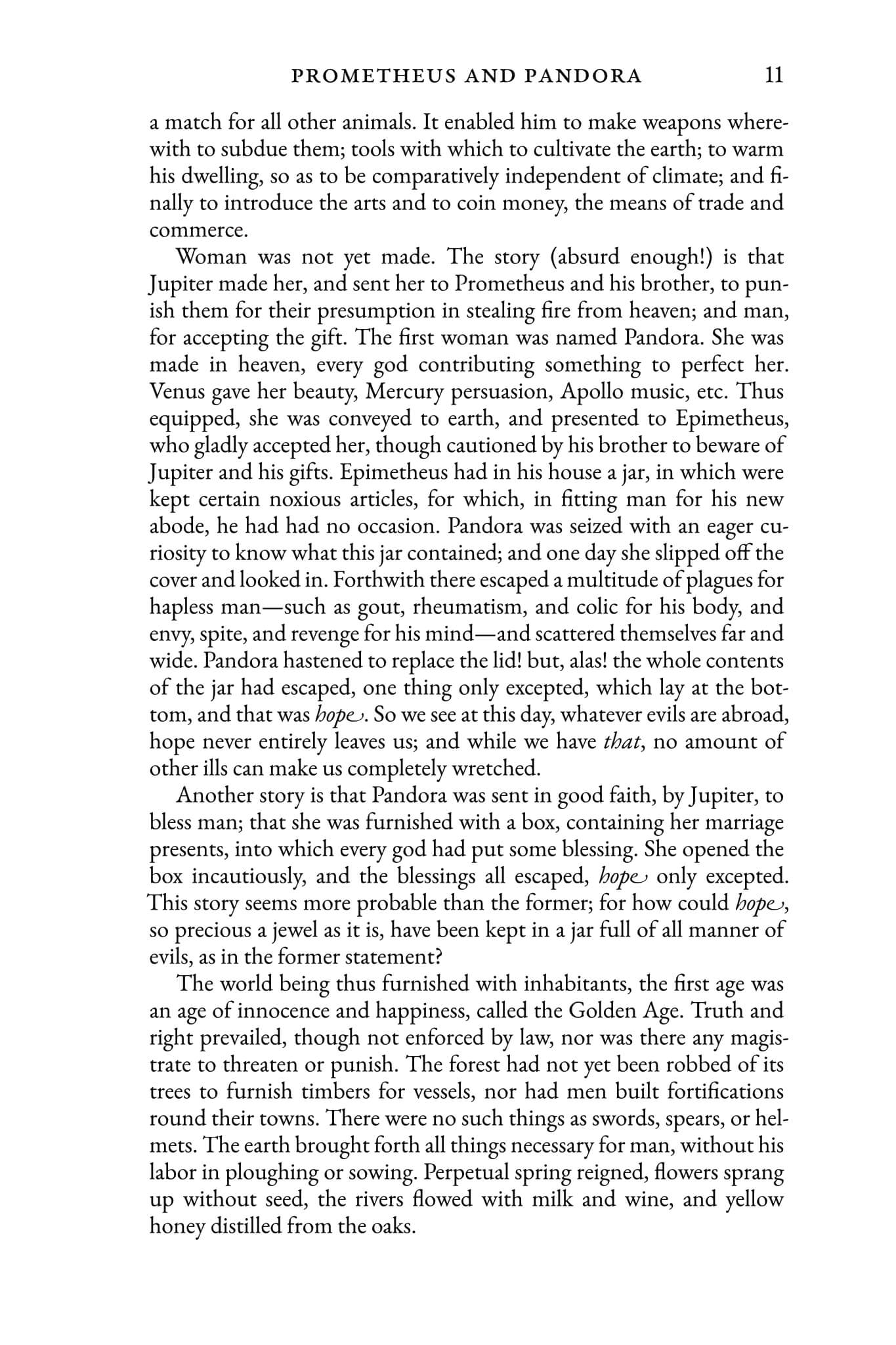 The Age of Fable