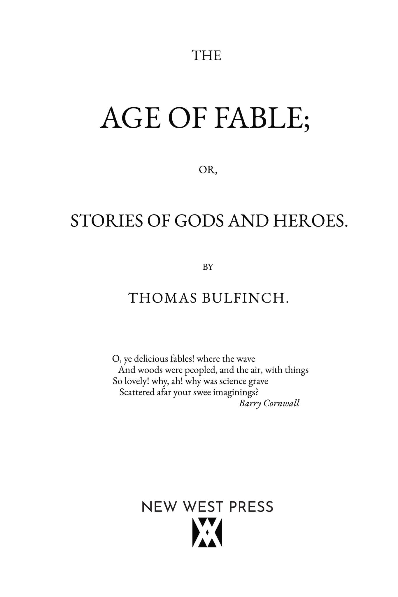 The Age of Fable