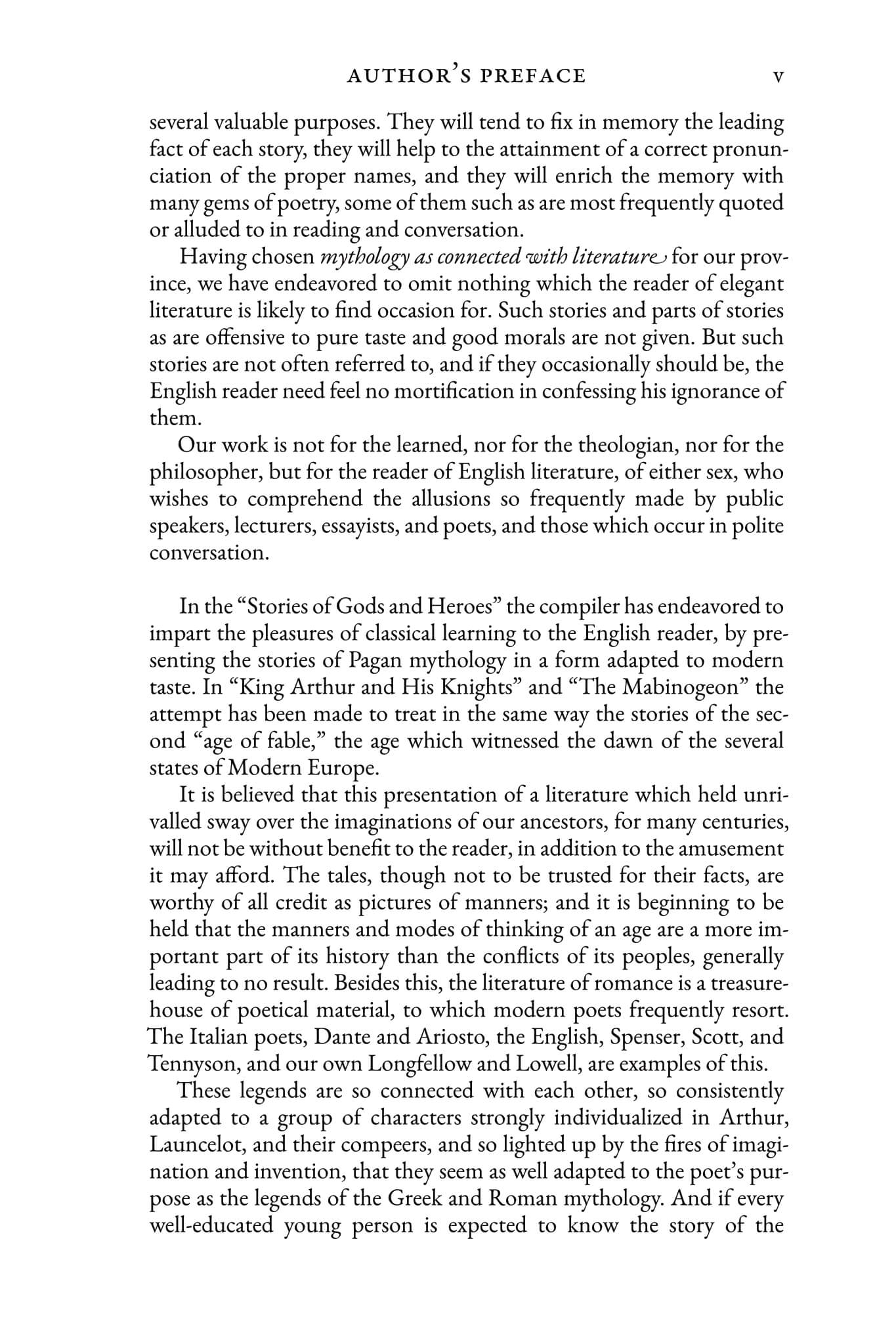 Bulfinch's Mythology