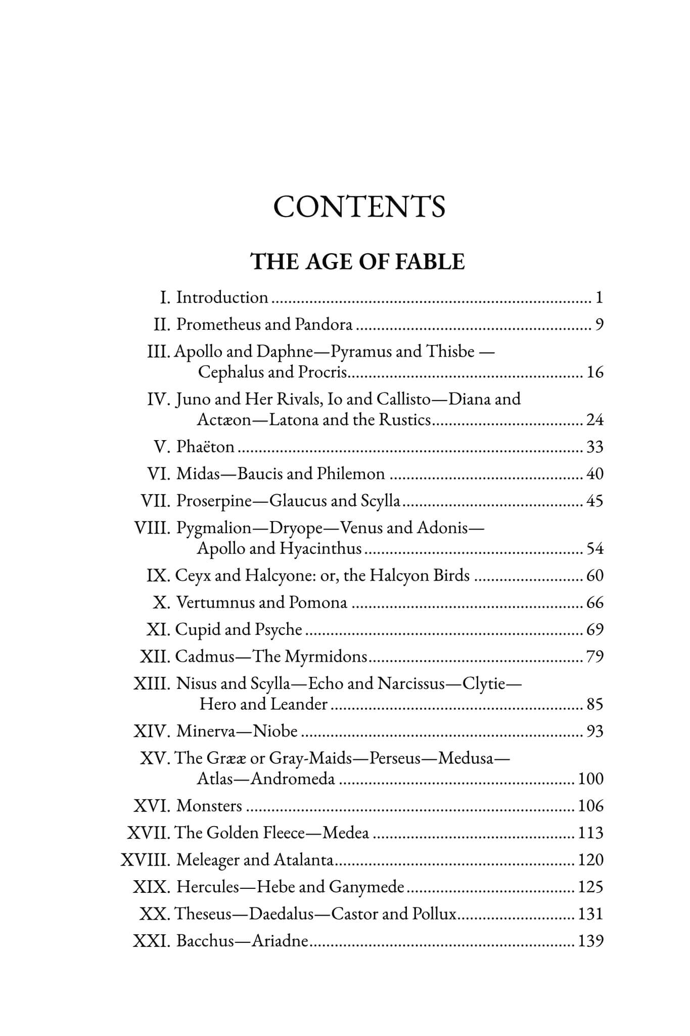 Bulfinch's Mythology