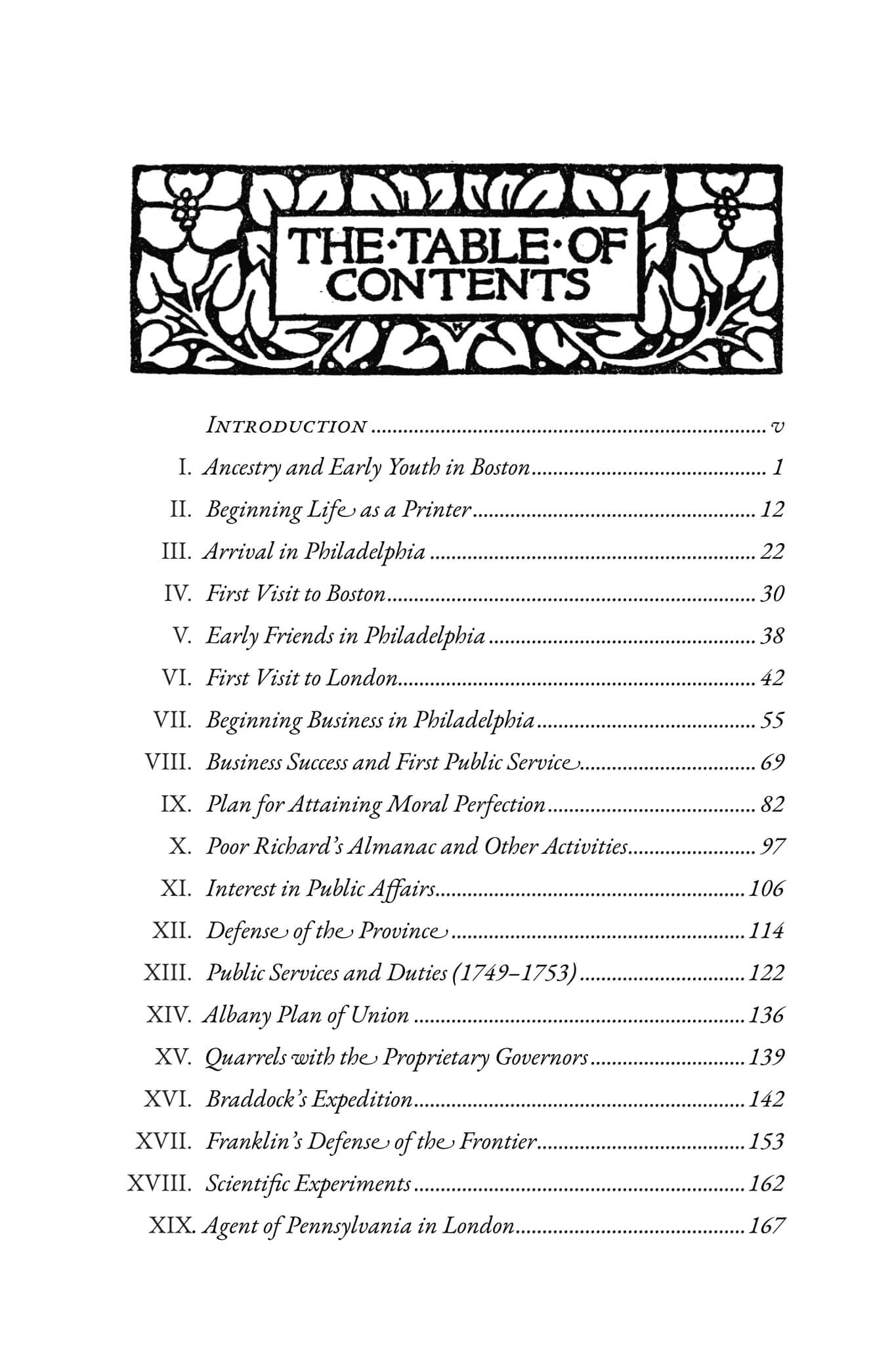The Autobiography of Benjamin Franklin