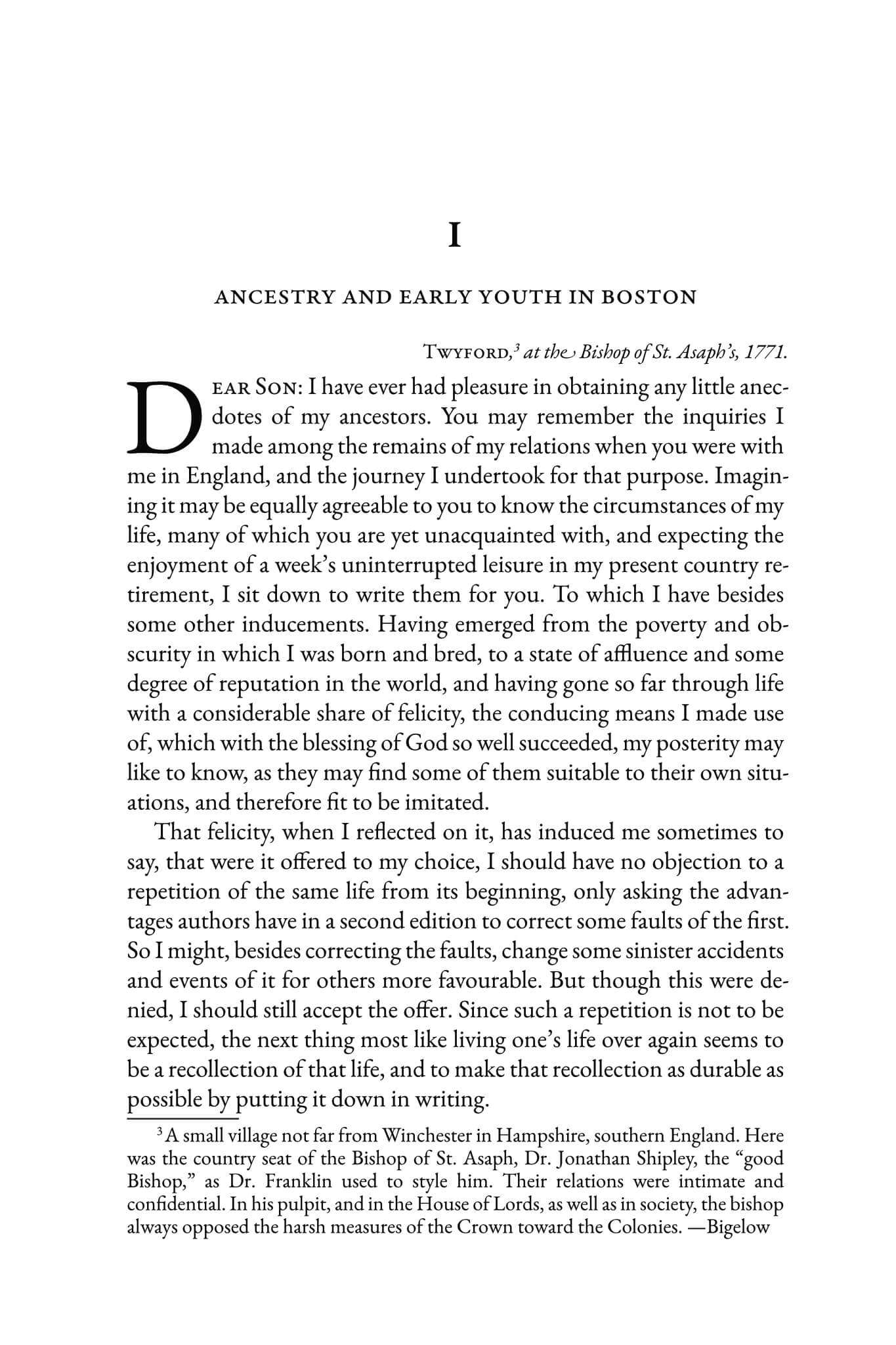 The Autobiography of Benjamin Franklin