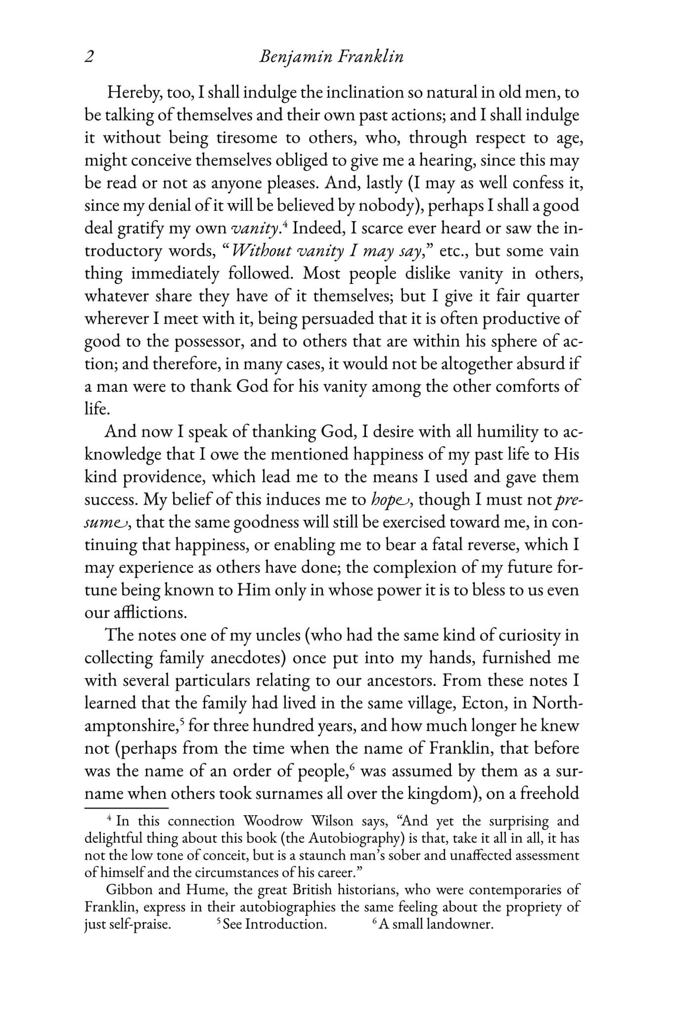 The Autobiography of Benjamin Franklin