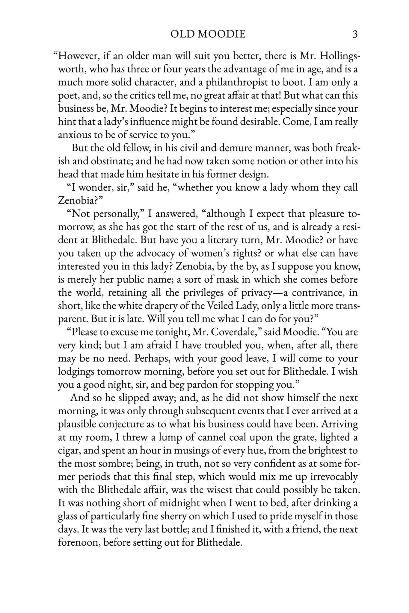 The Blithedale Romance
