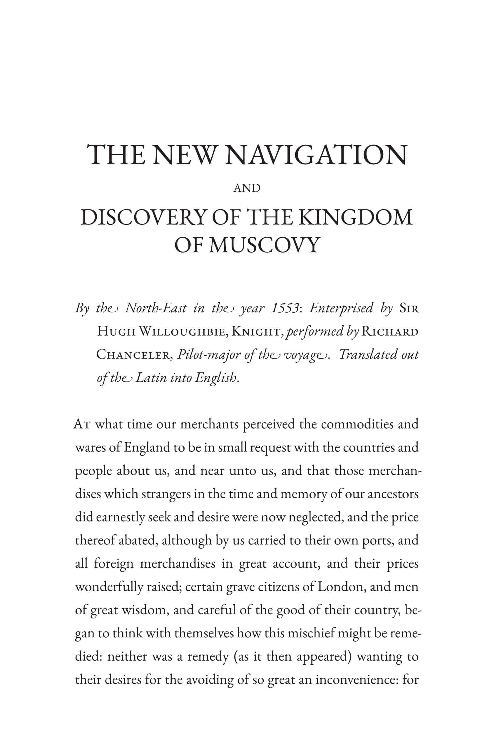 The Discovery of Muscovy