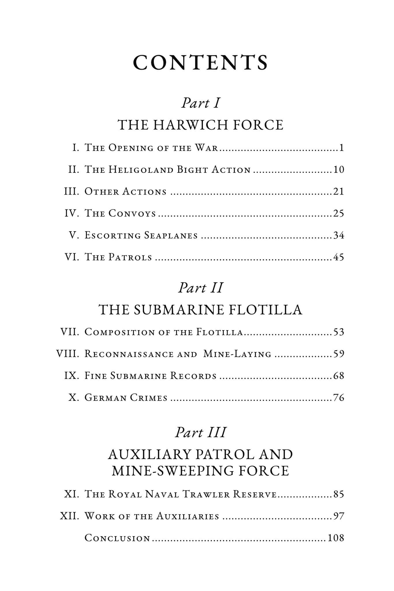 The Harwich Naval Forces