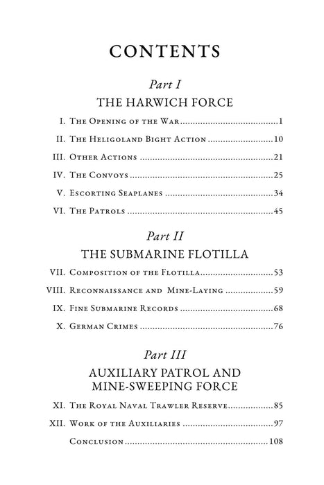 The Harwich Naval Forces