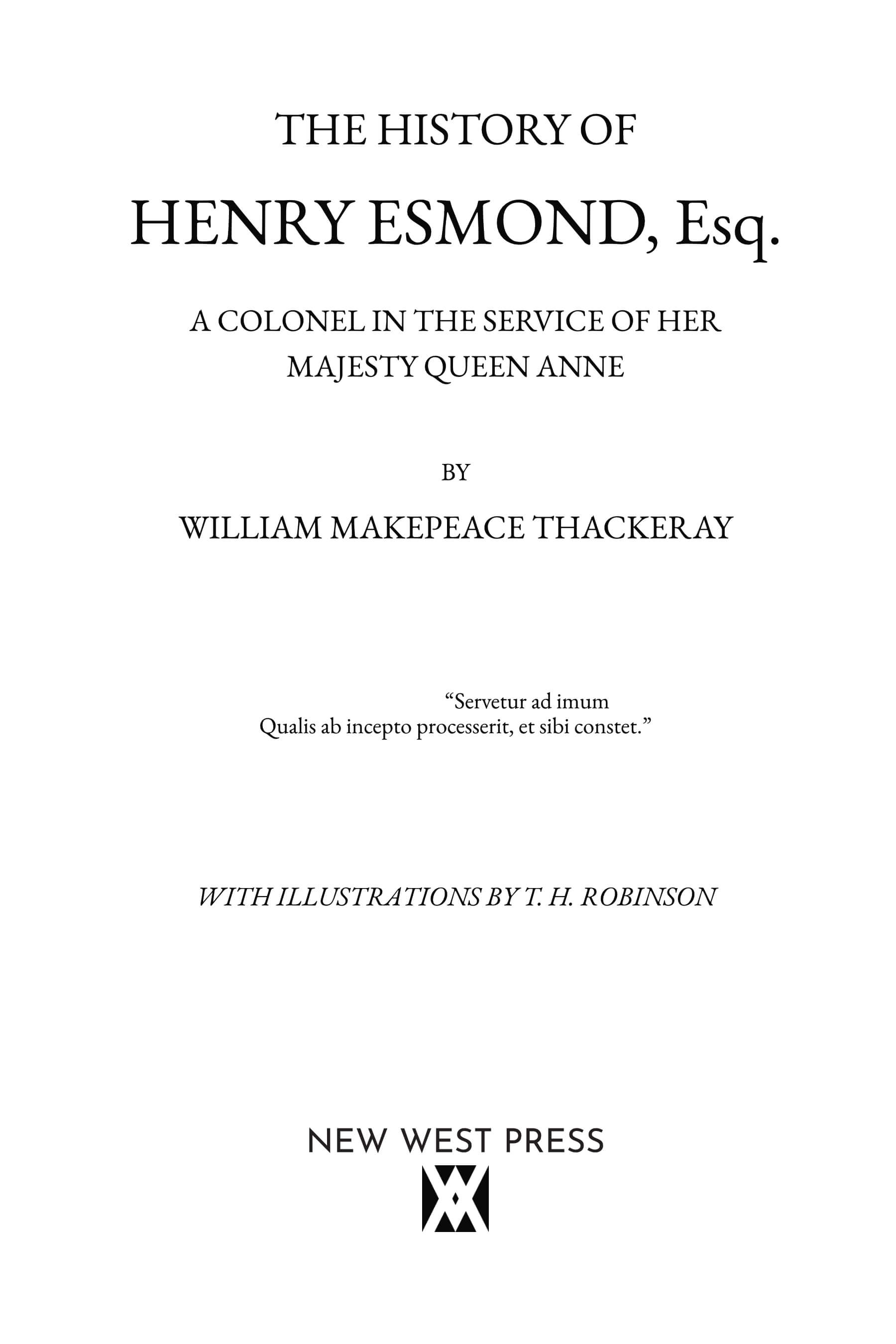 The History of Henry Esmond