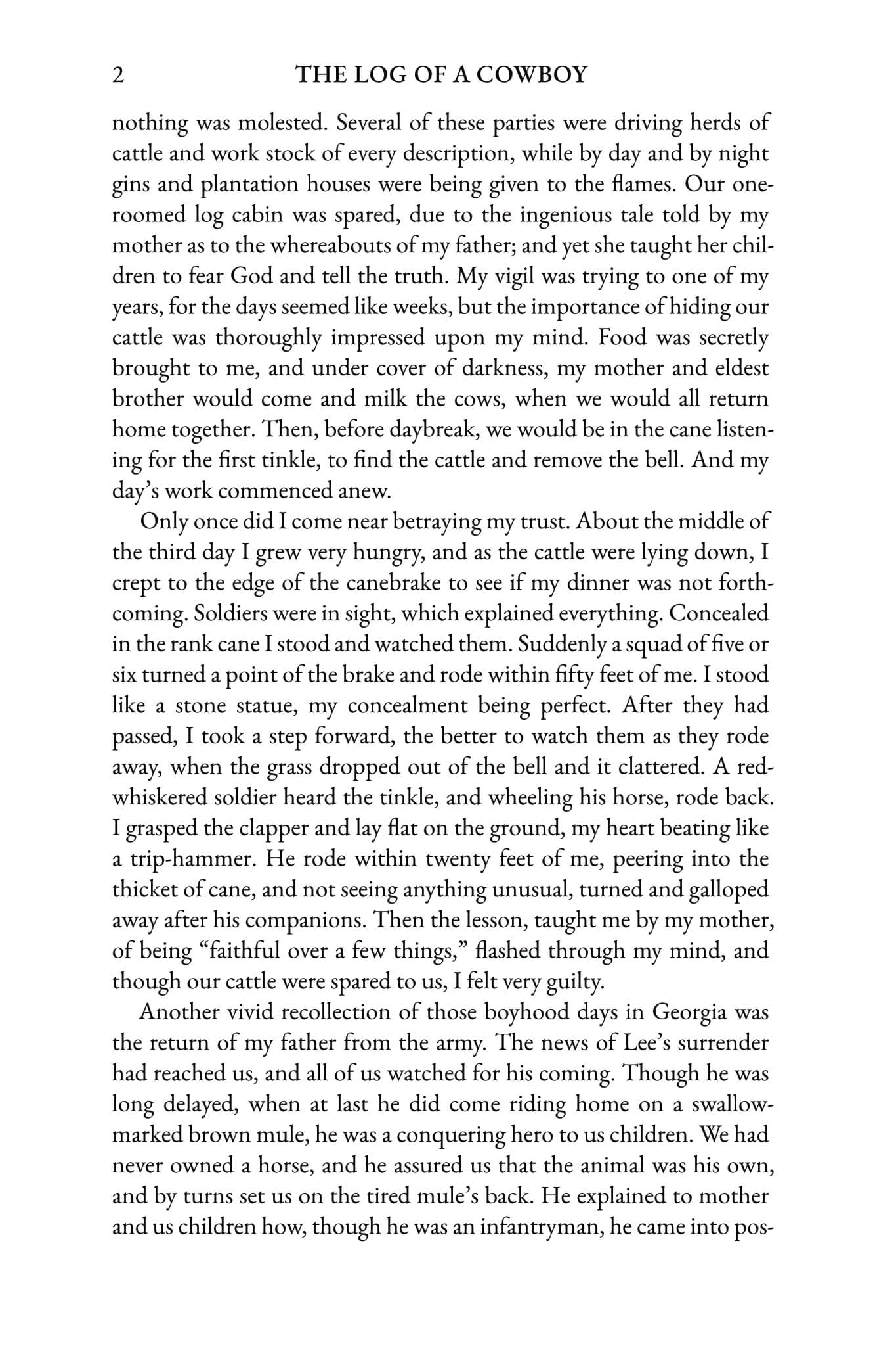 The Log of a Cowboy