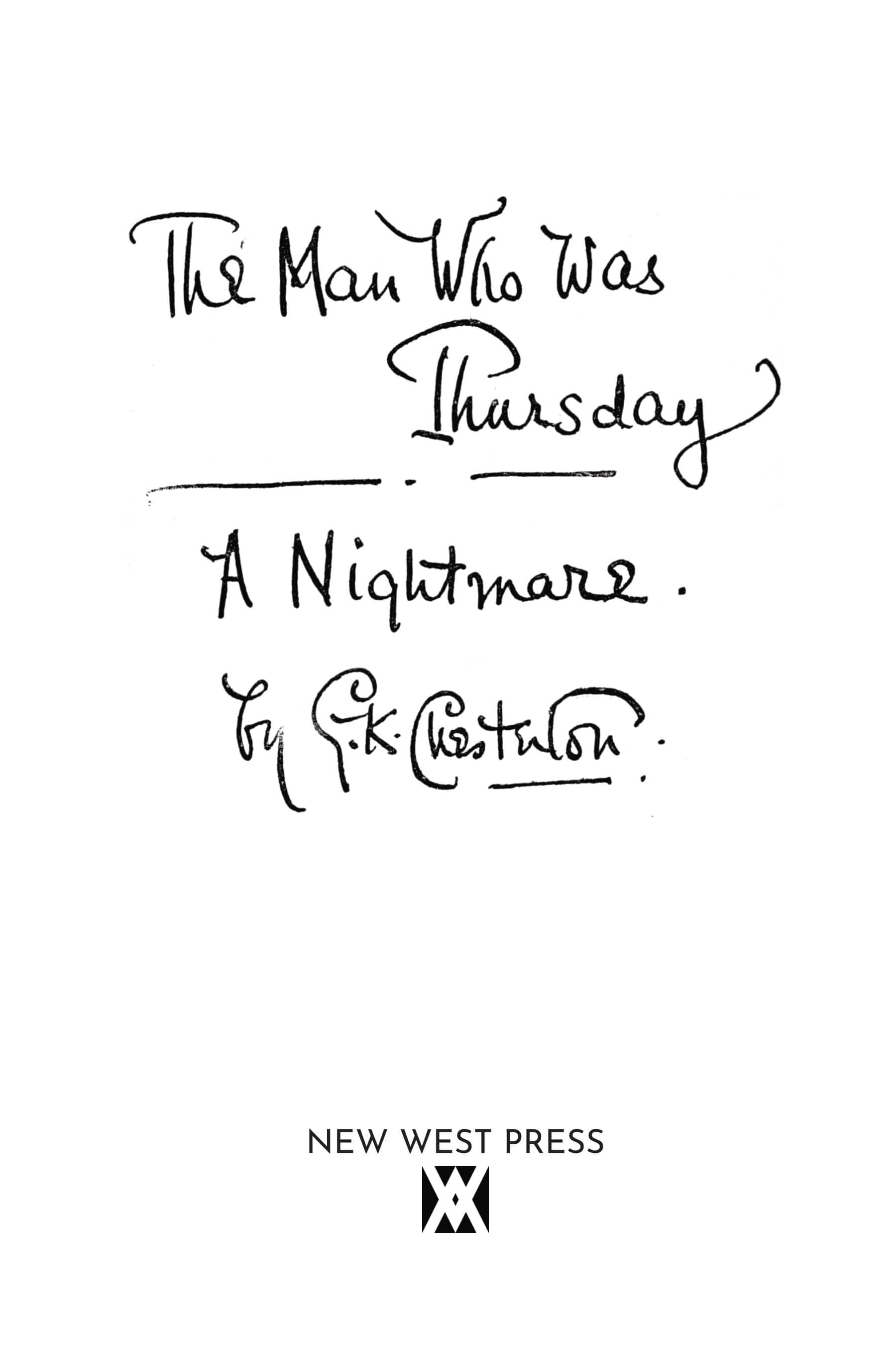 The Man Who Was Thursday