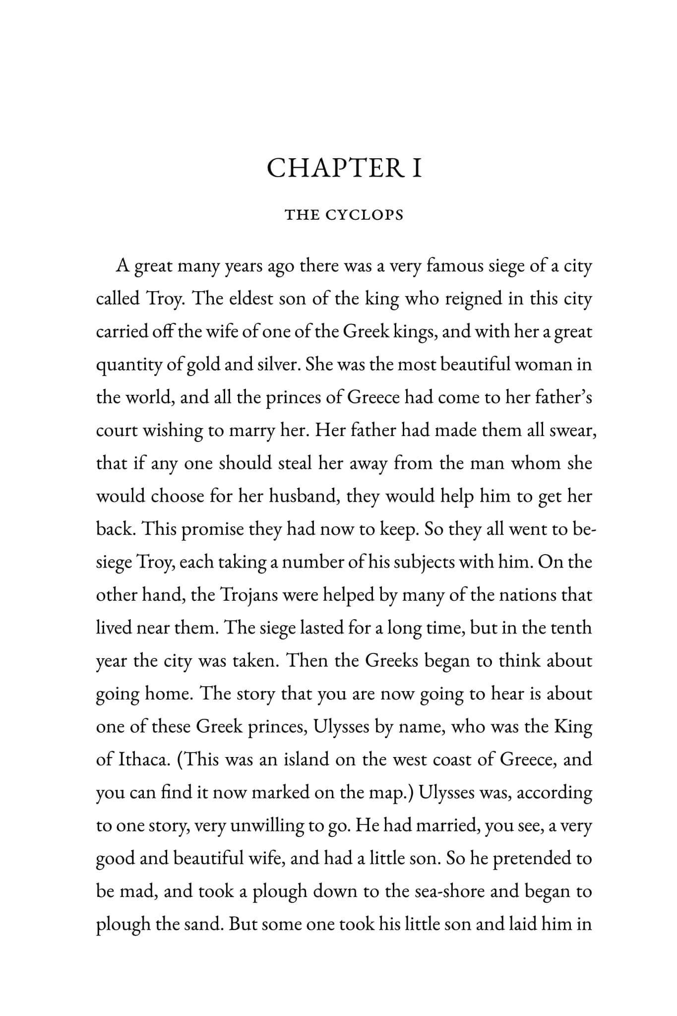 The Odyssey for Boys and Girls