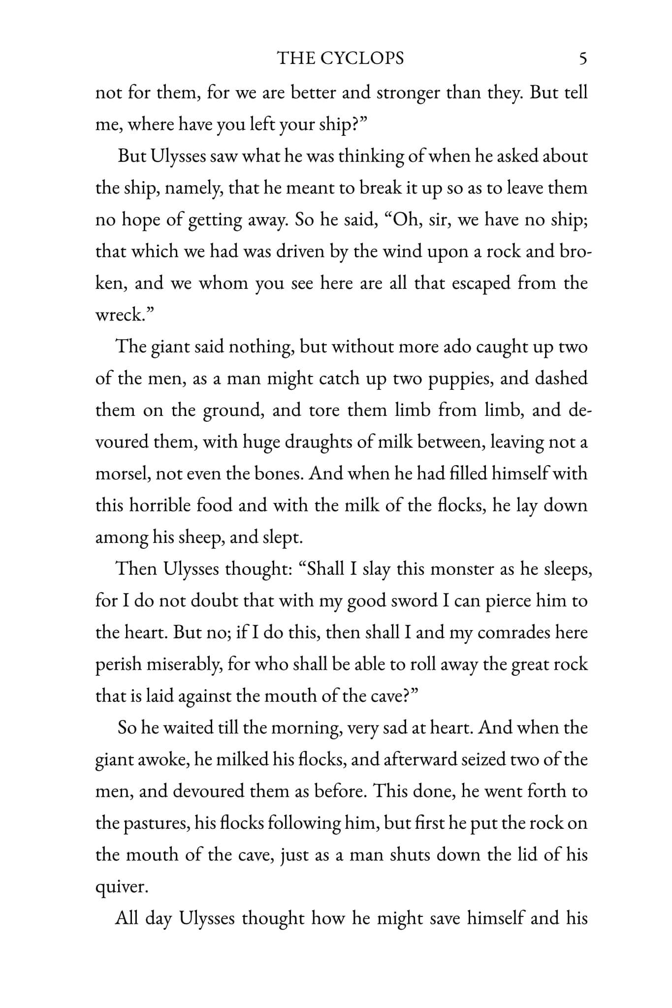 The Odyssey for Boys and Girls