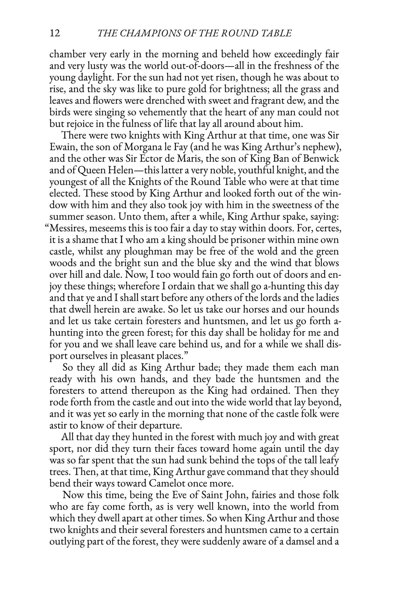 The Story of the Champions of the Round Table