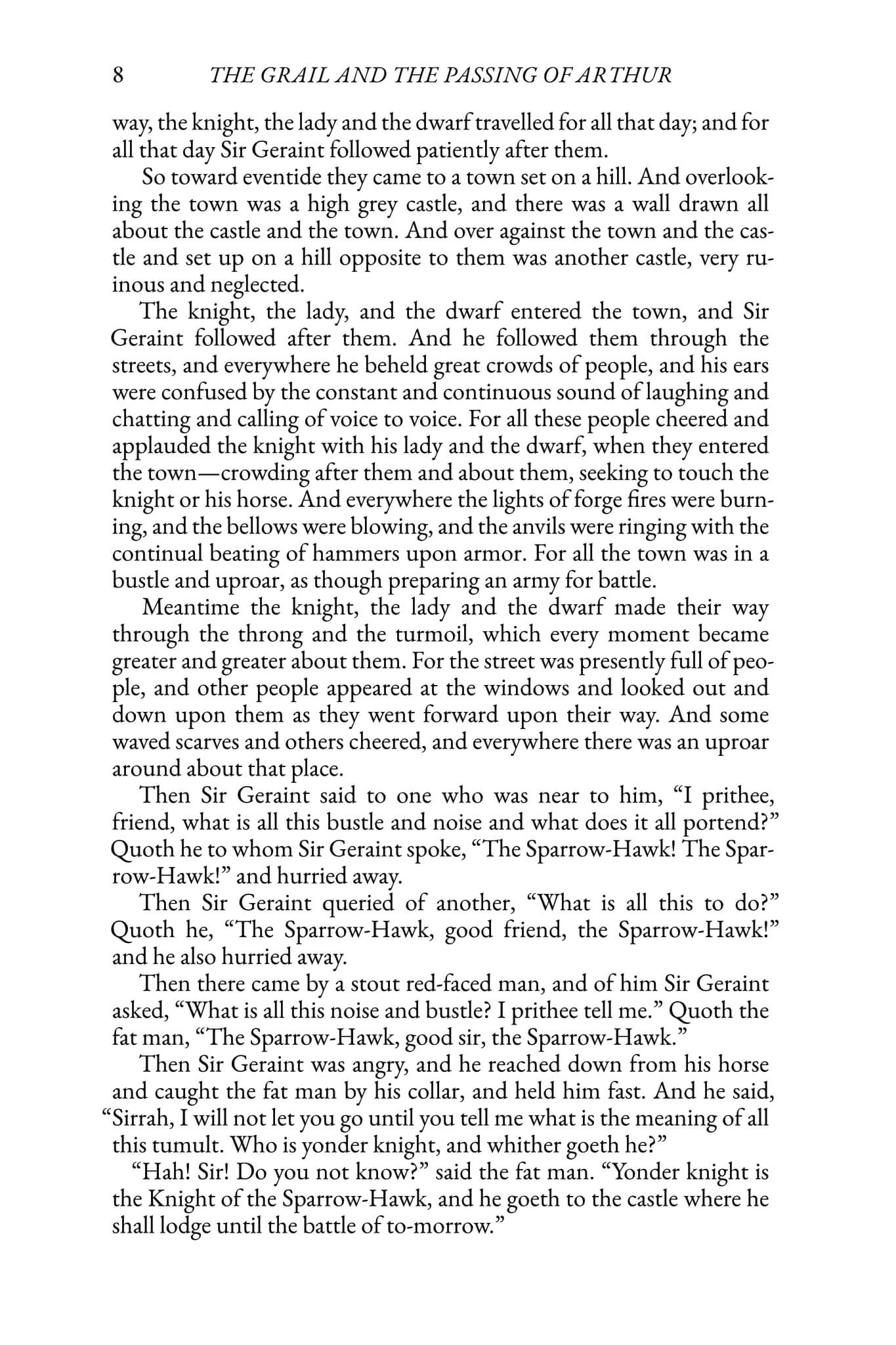 The Story of the Grail and the Passing of Arthur