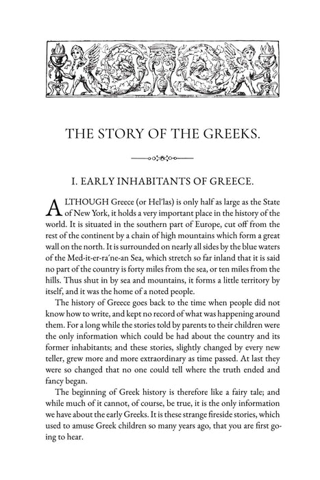 The Story of the Greeks