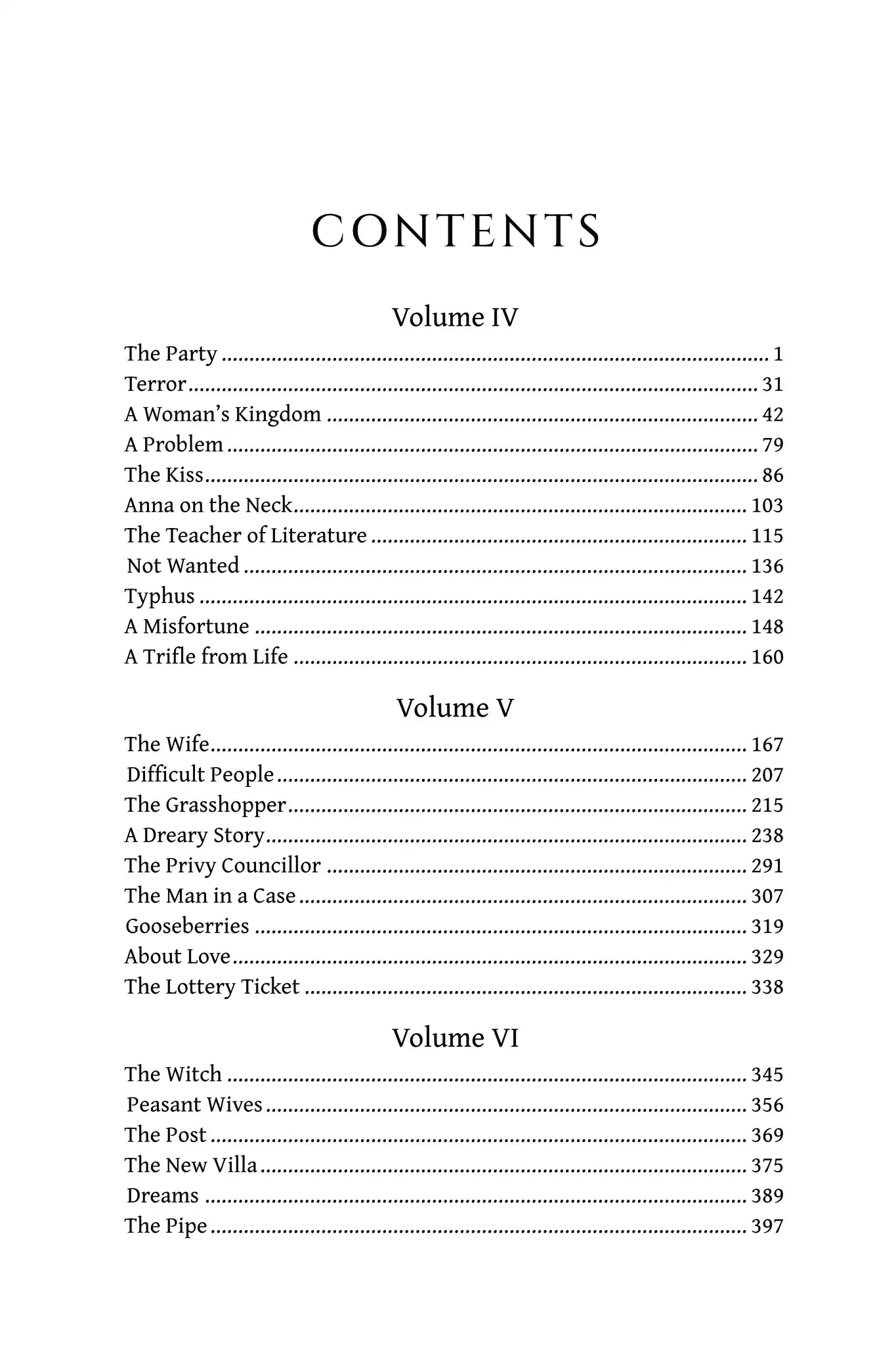 The Tales of Chekhov - IV, V, VI