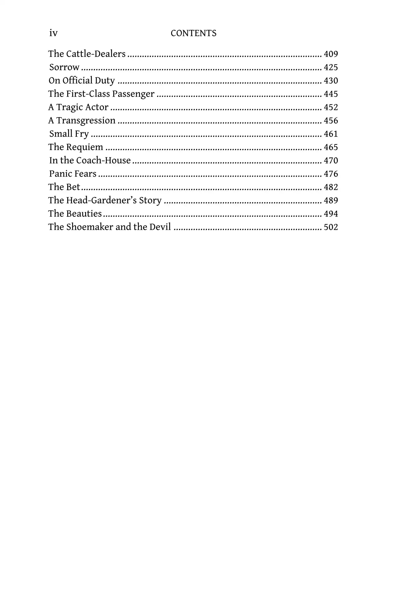 The Tales of Chekhov - VII, VIII, IX