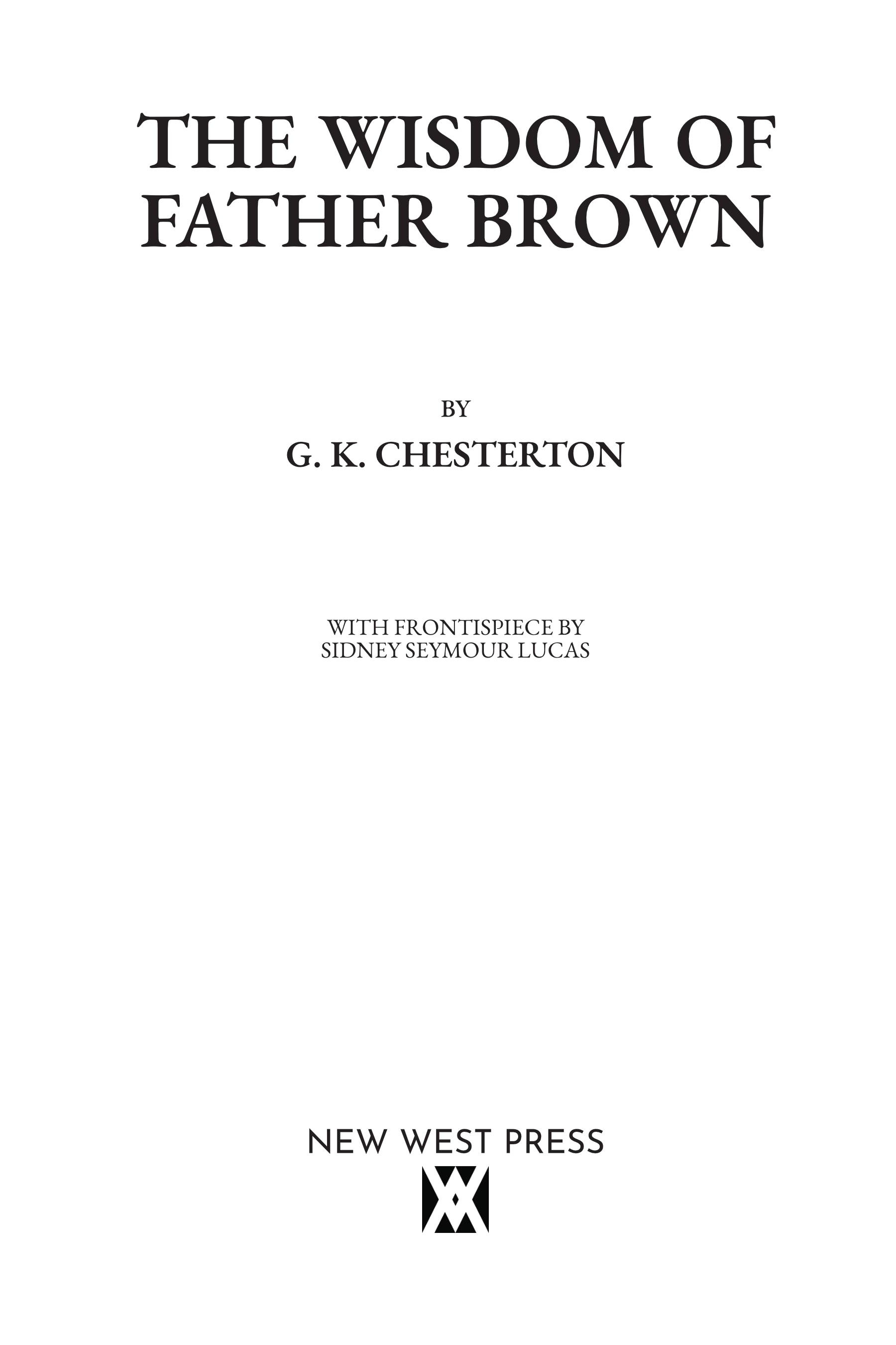 The Wisdom of Father Brown