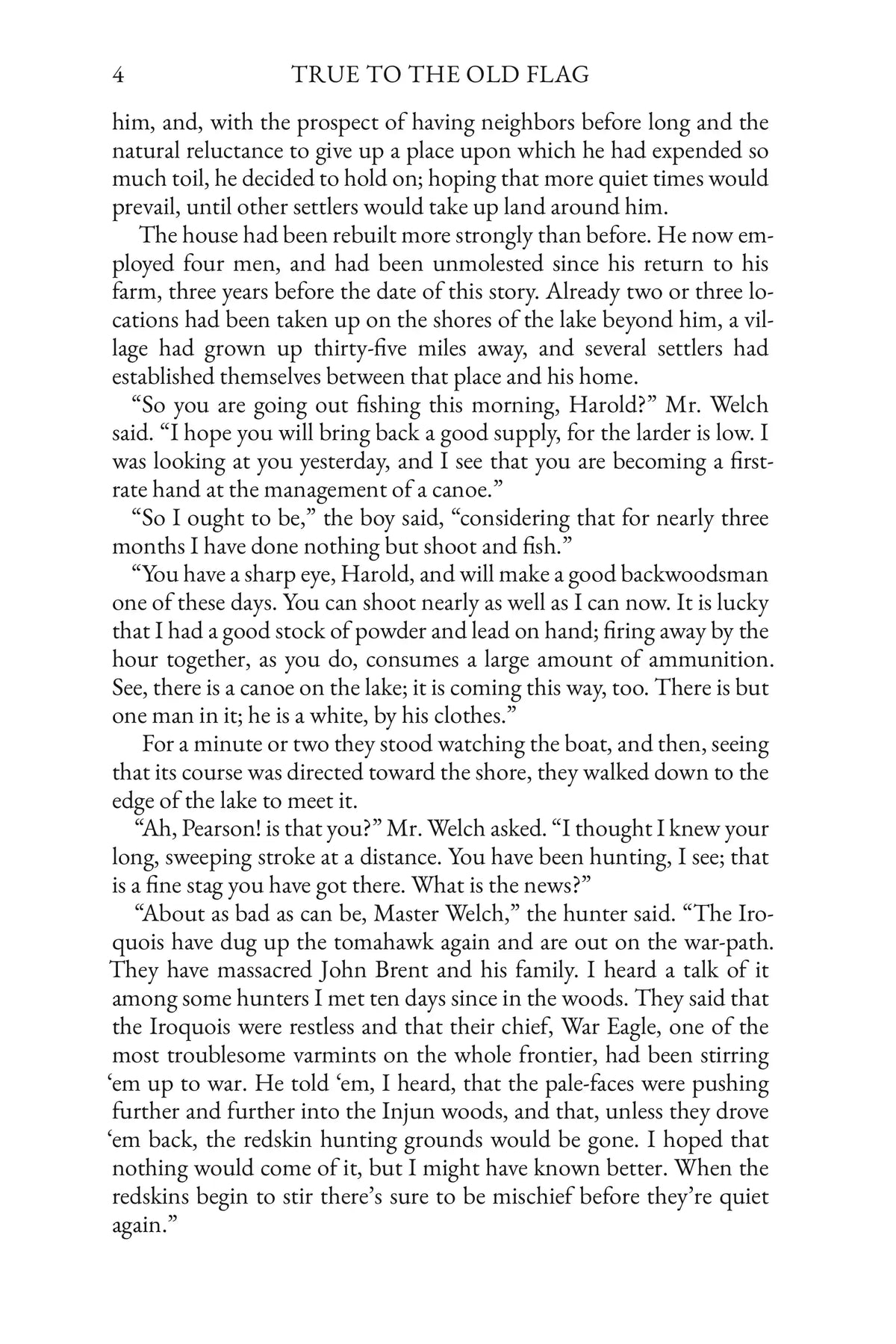True to the Old Flag — Story Page 4