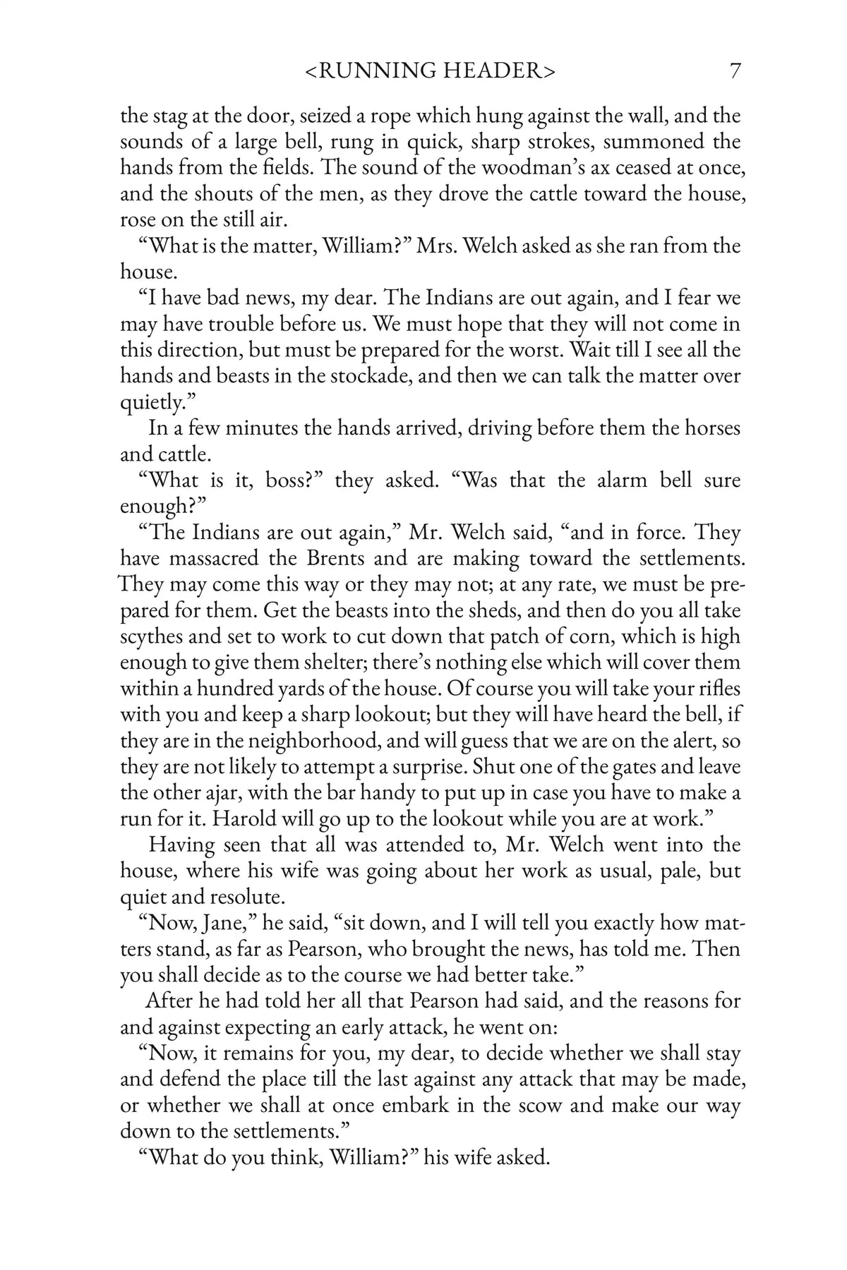 True to the Old Flag — Story Page 7
