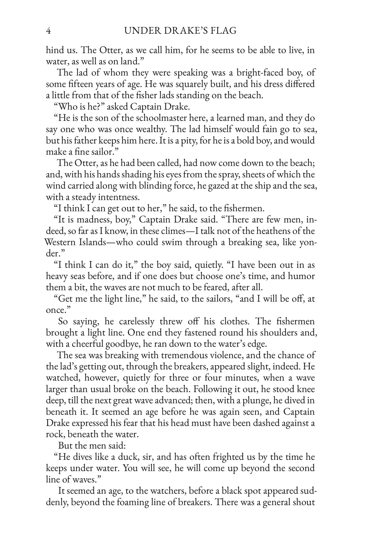 Under Drake's Flag — Story Page 4