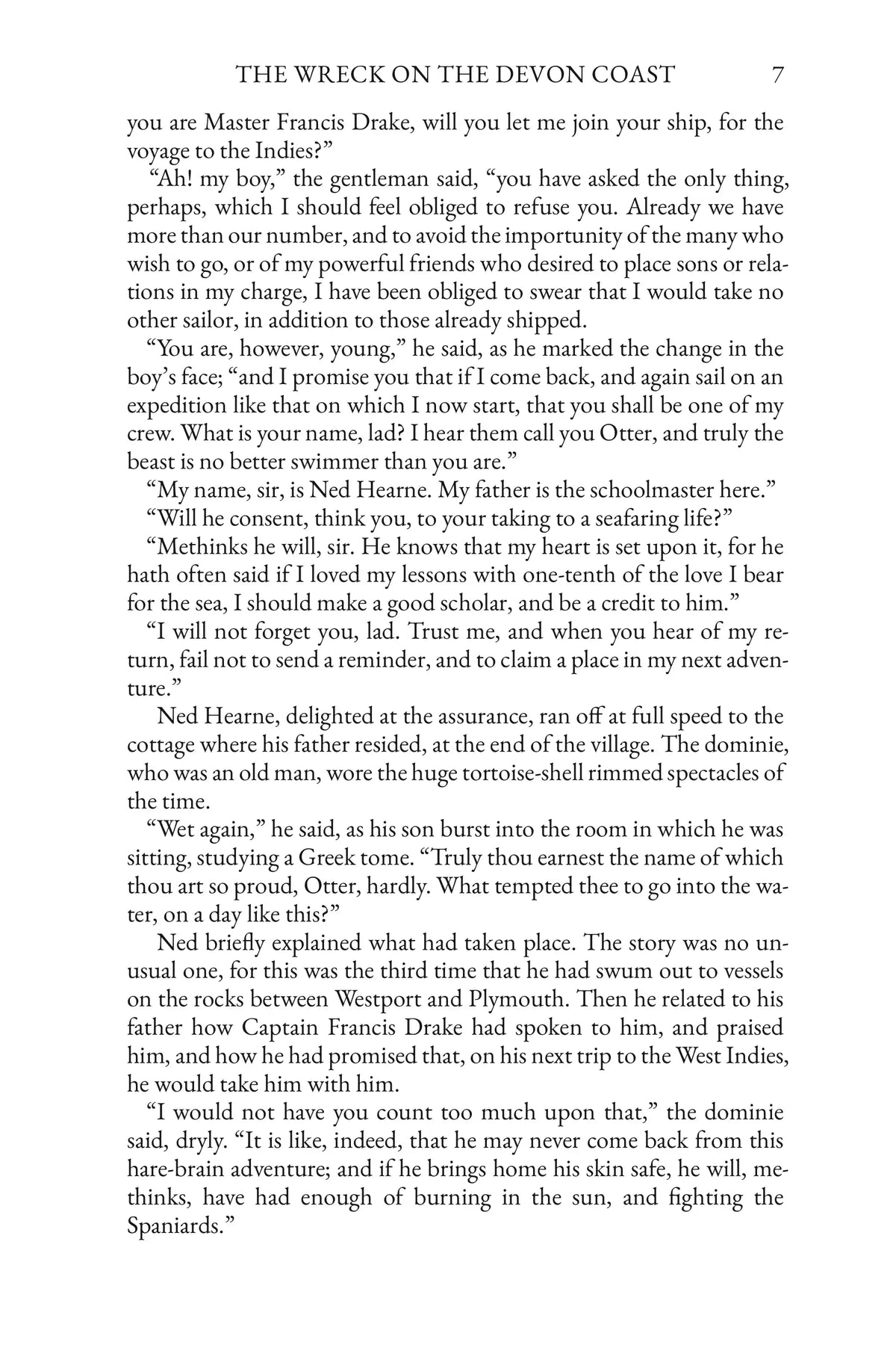 Under Drake's Flag — Story Page 7