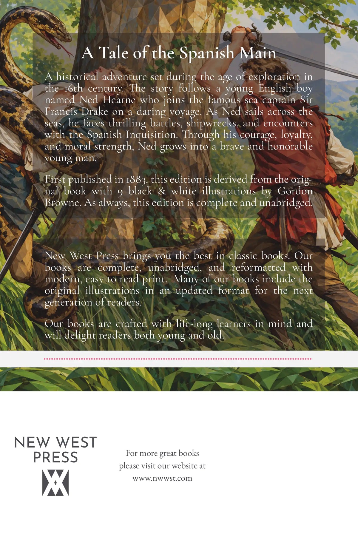 Under Drake's Flag — Back Cover