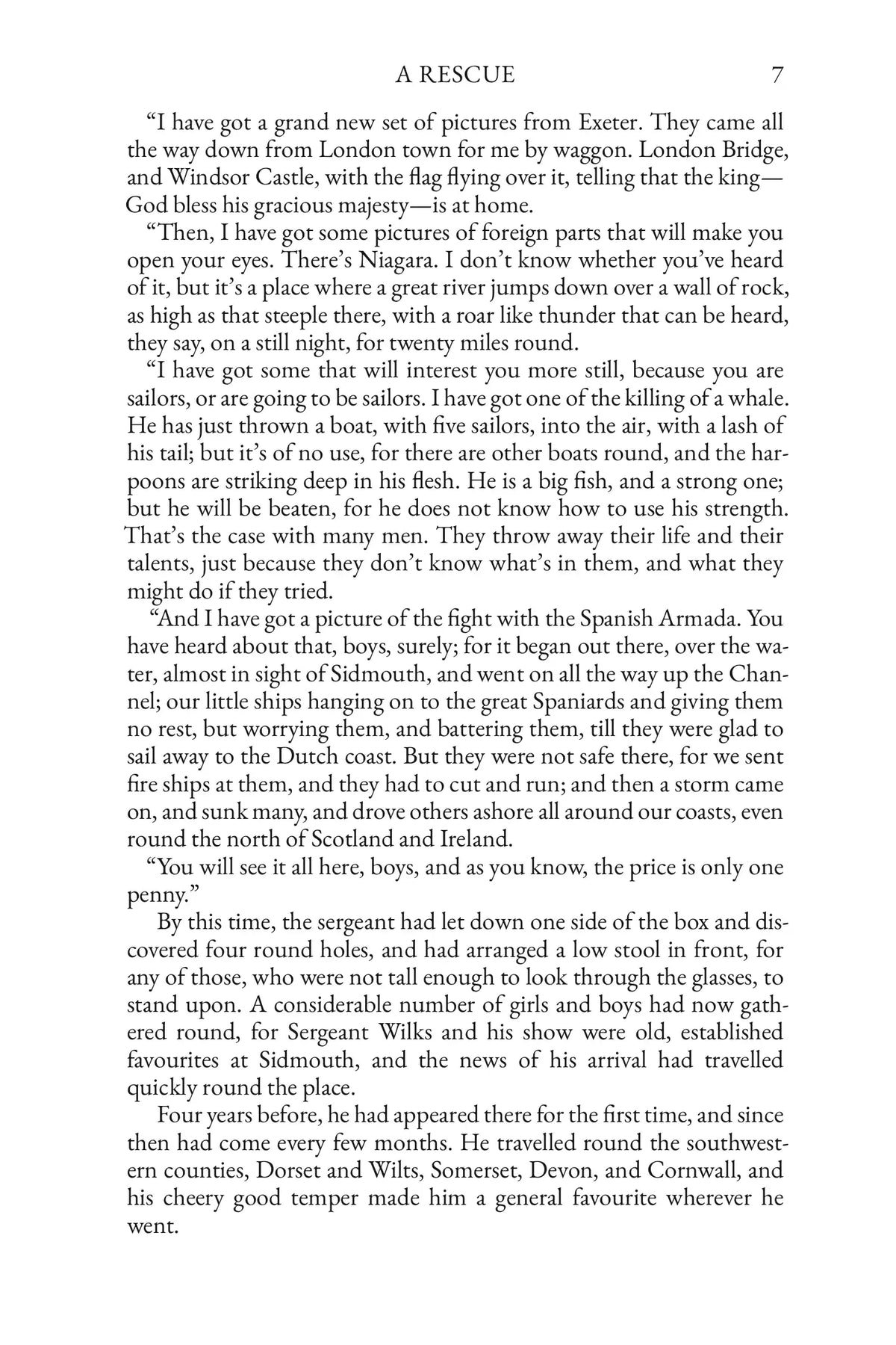 With Wolfe in Canada — Story Page 7