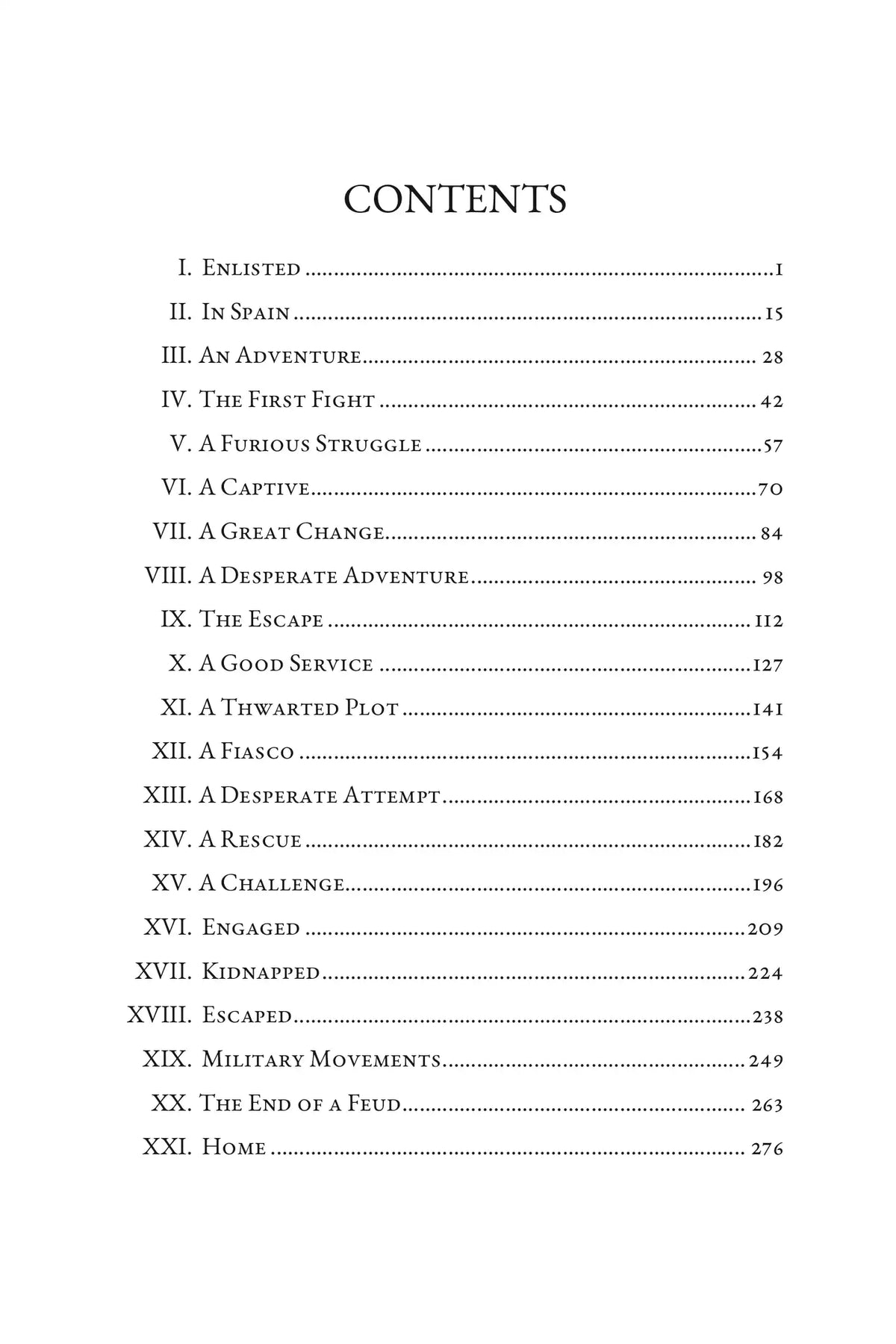 With the British Legion — Contents
