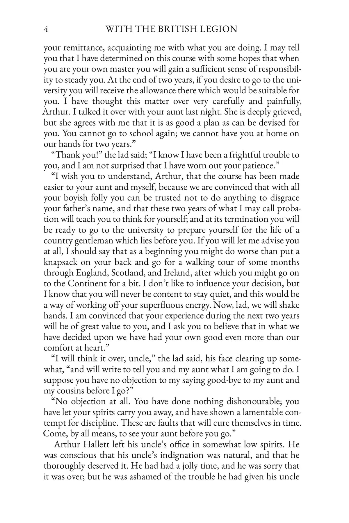 With the British Legion — Story Page 4