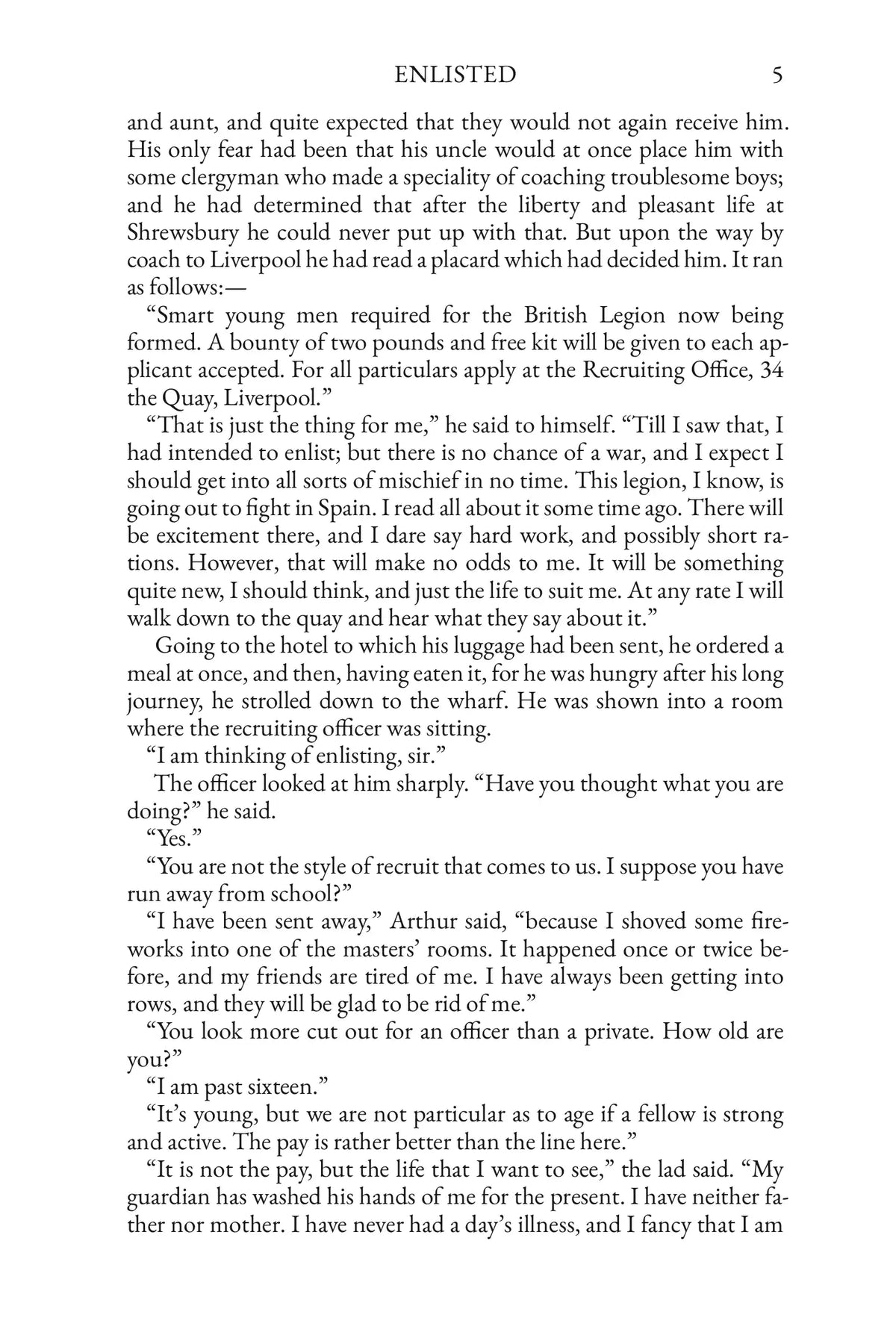 With the British Legion — Story Page 5