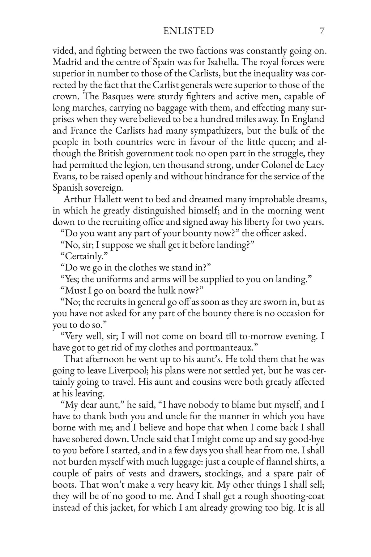 With the British Legion — Story Page 7