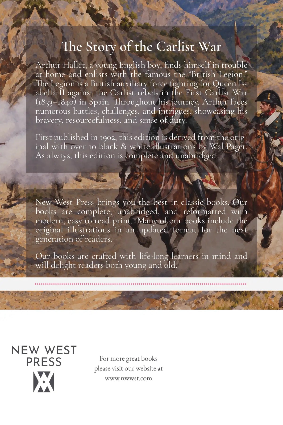 With the British Legion — Back Cover