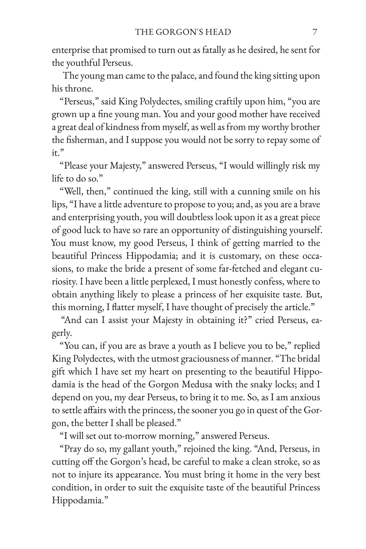 A Wonder Book for Boys and Girls by Nathaniel Hawthorne — Story Page 07