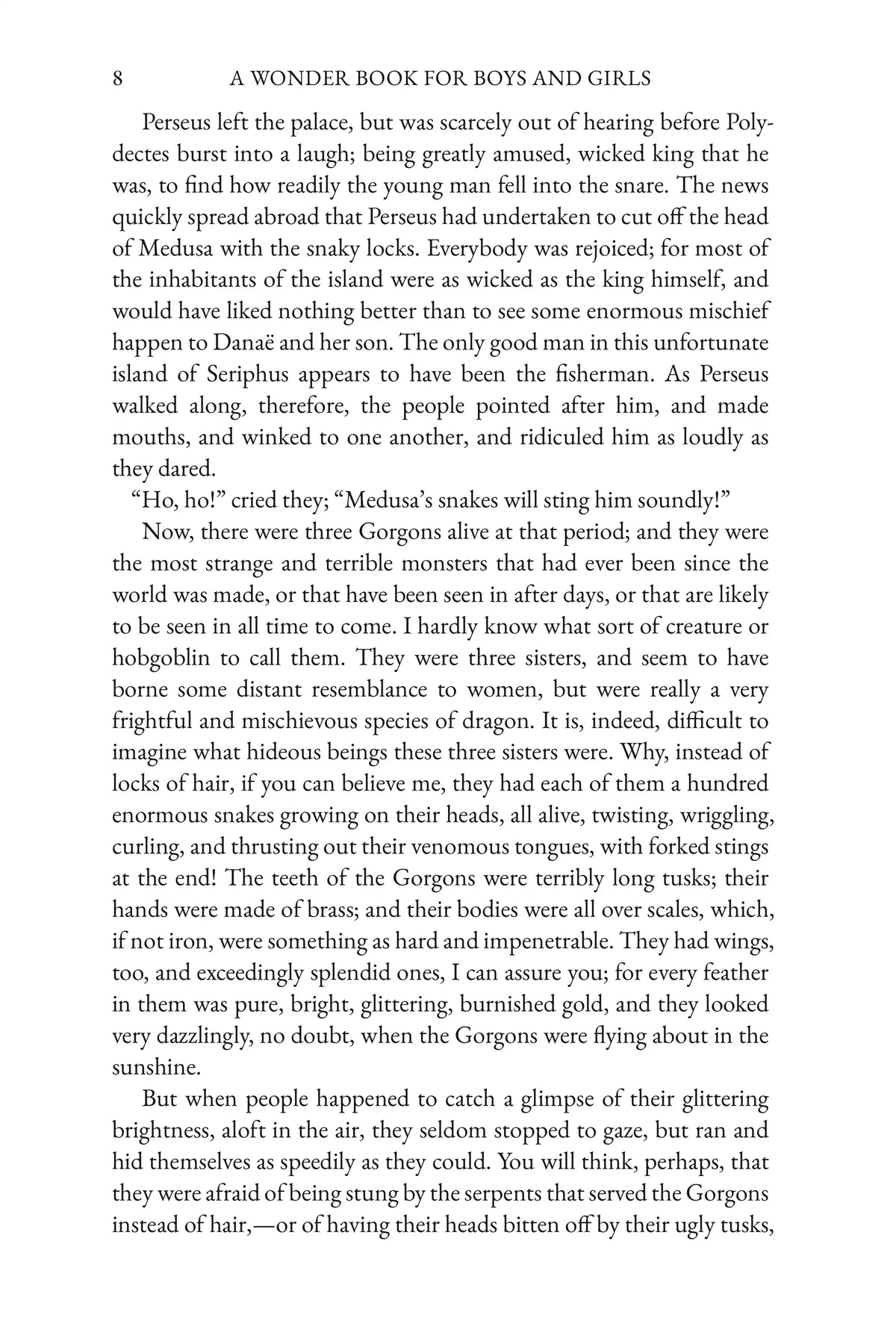 A Wonder Book for Boys and Girls by Nathaniel Hawthorne — Story Page 08