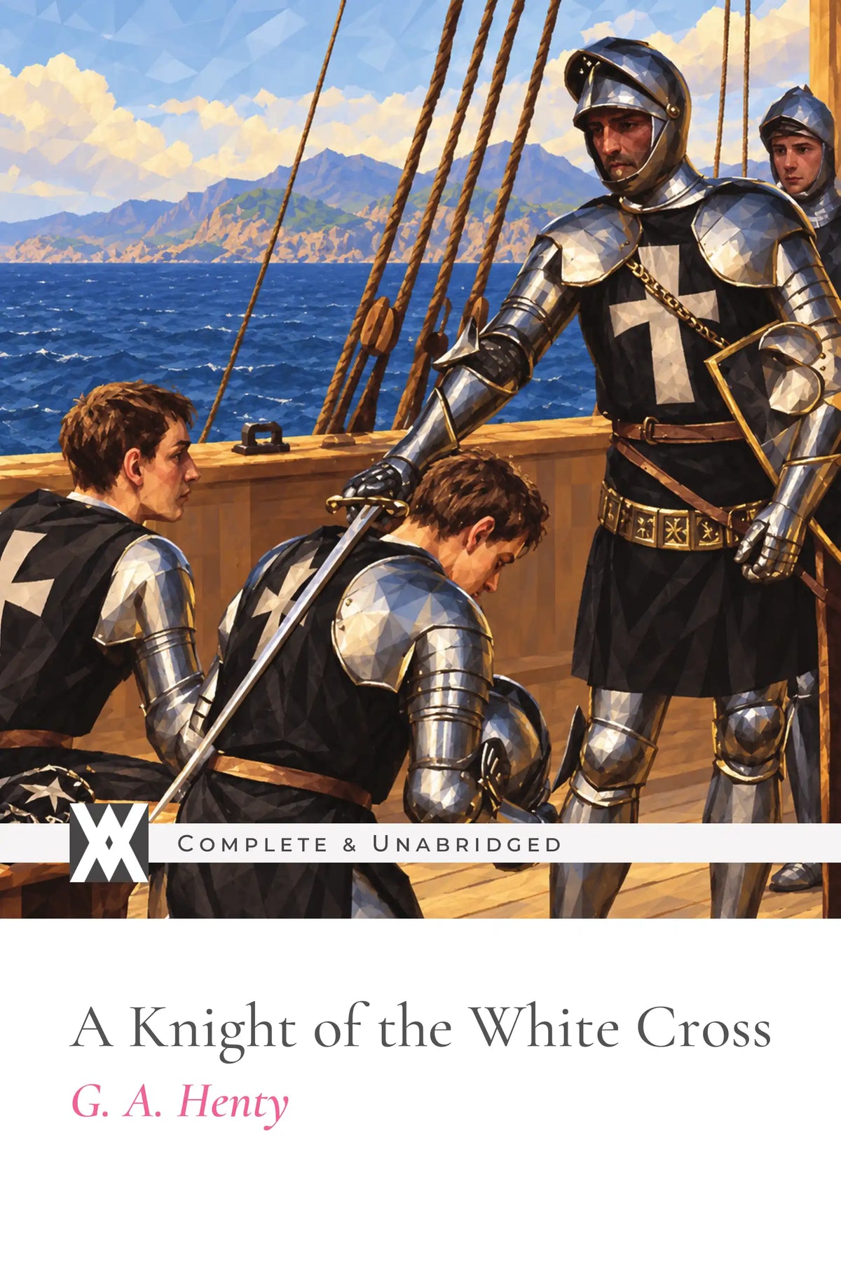 A Knight of the White Cross by G. A. Henty — front cover