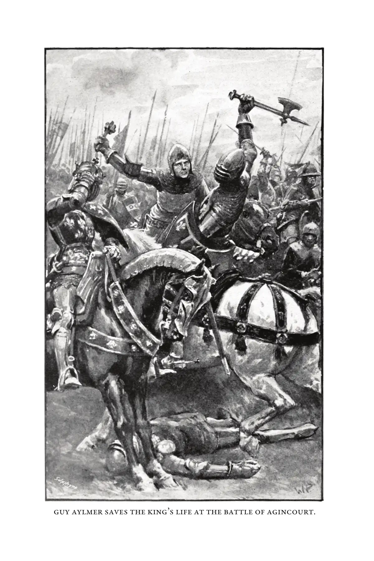 At Agincourt — frontispiece